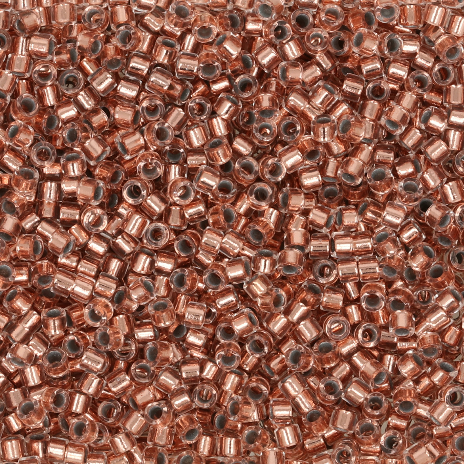 miyuki delica 11/0 - color-lined copper/crystal | 8gr