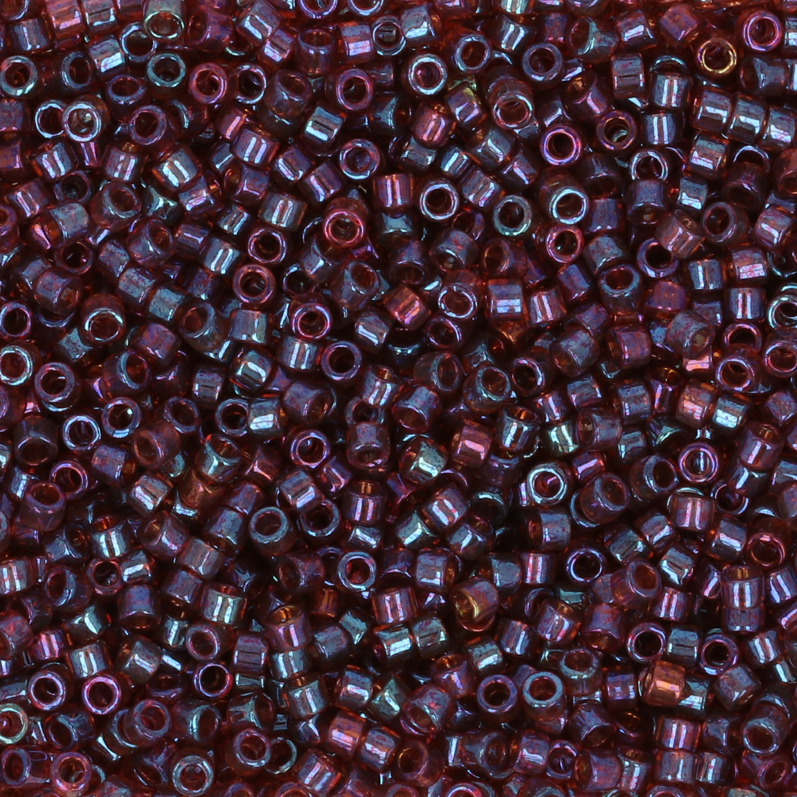 miyuki delica 11/0 - transparent raspberry luster | 8gr