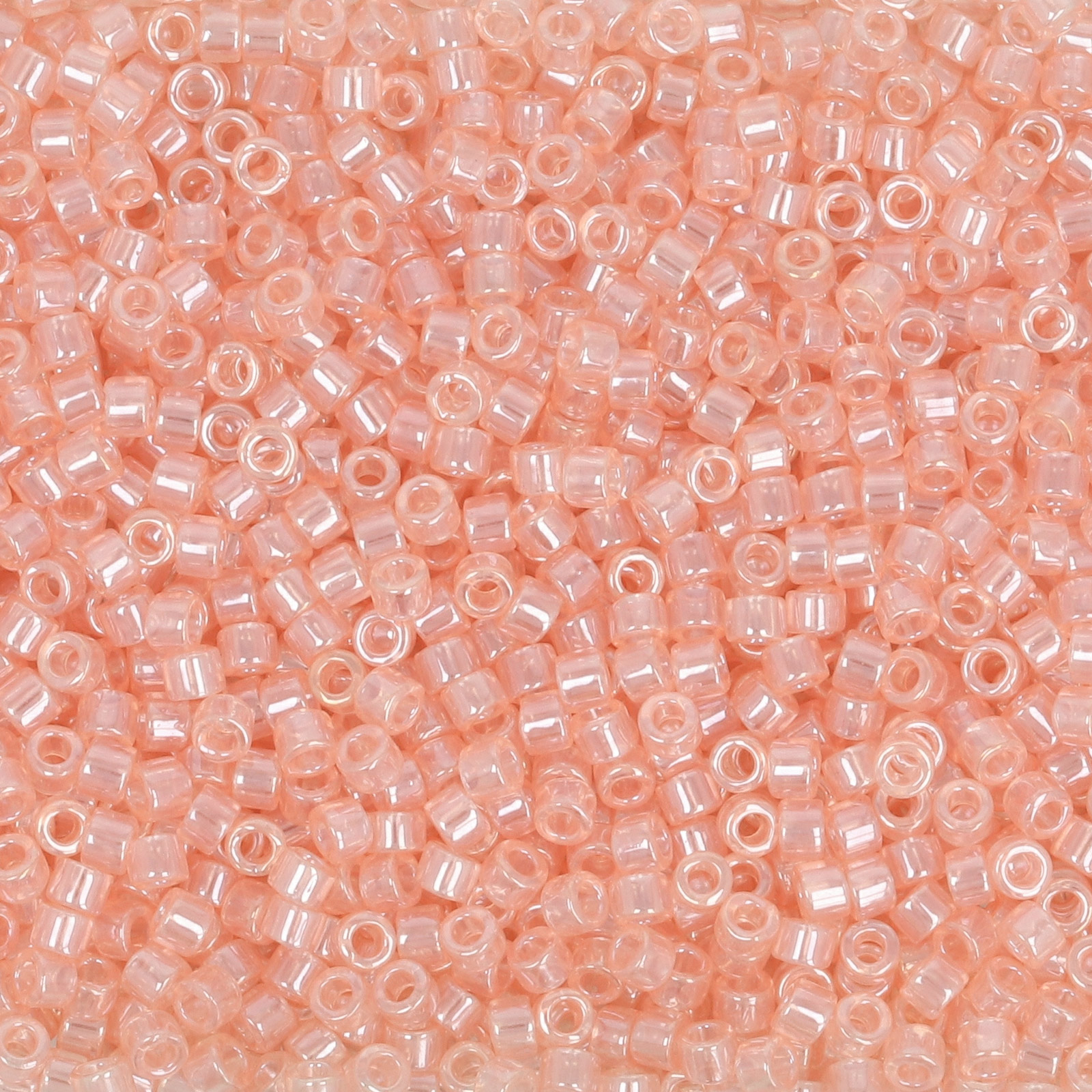 miyuki delica 11/0 - transparent pink luster | 8gr