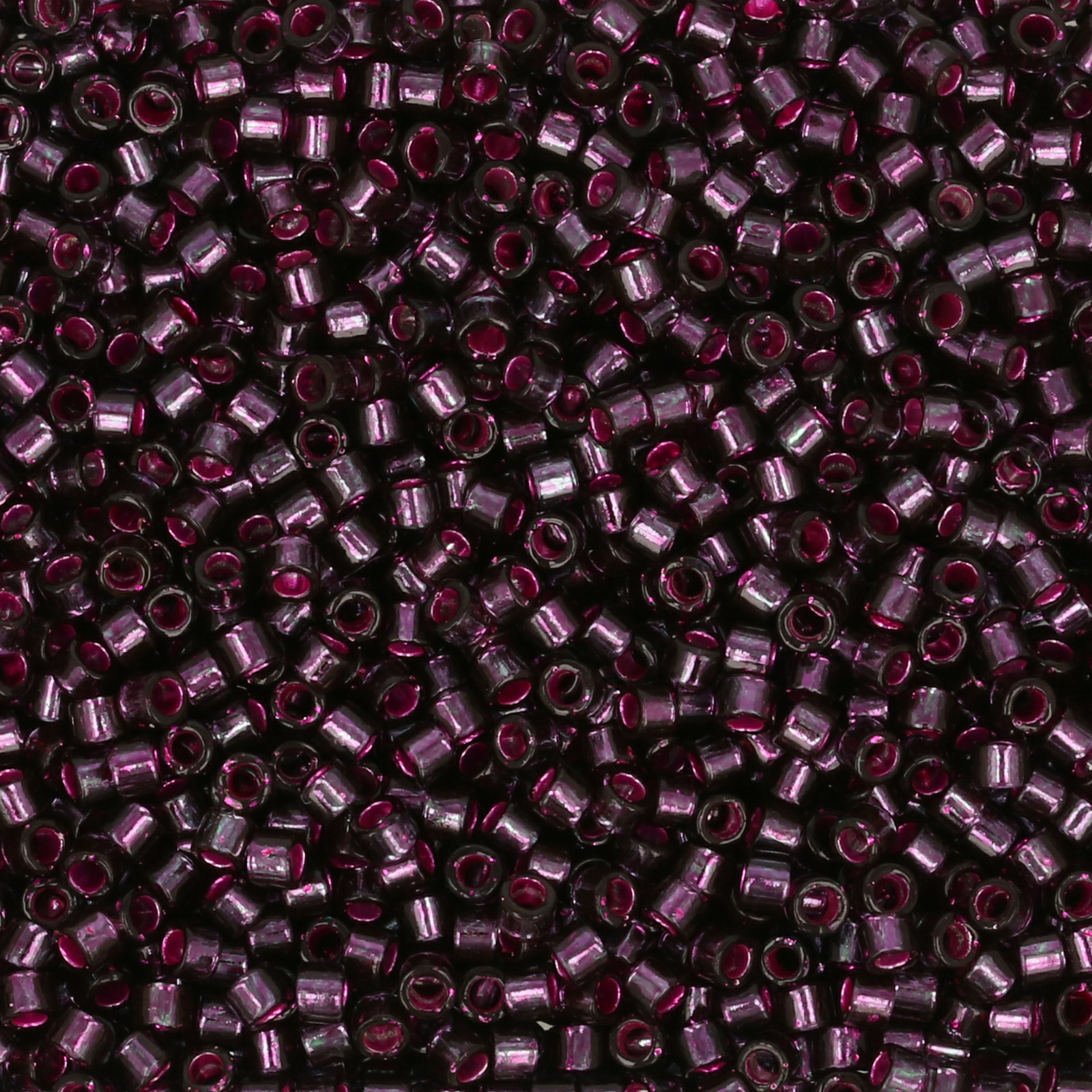miyuki delica 11/0 - dyed silver-lined burgundy wine | 8gr