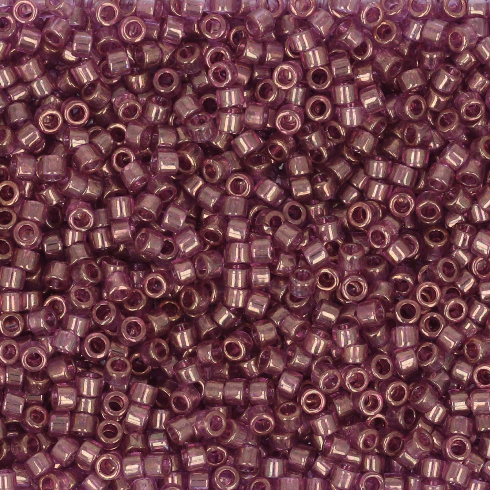 miyuki delica 11/0 - transparent amethyst gold luster | 8gr