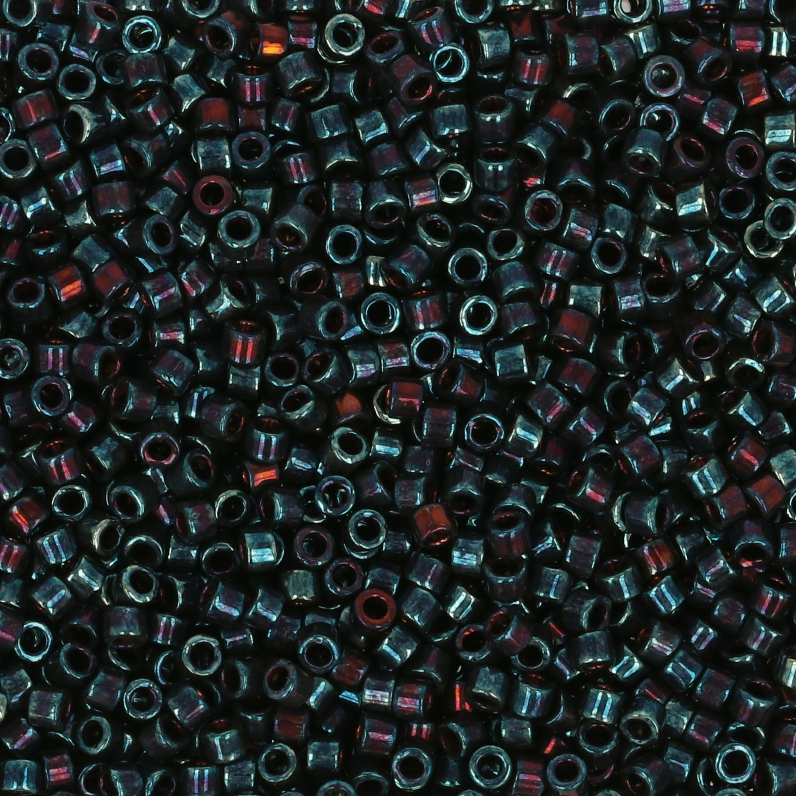 miyuki delica 11/0 - iris blue/dark copper | 8gr