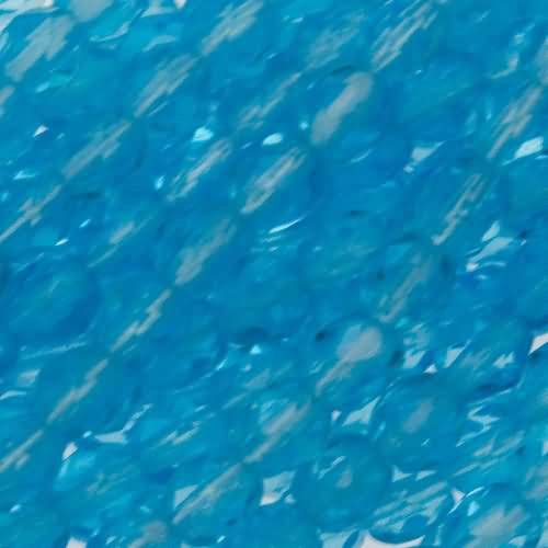 czech fire-polished round beads aquamarine 4mm | 50pc