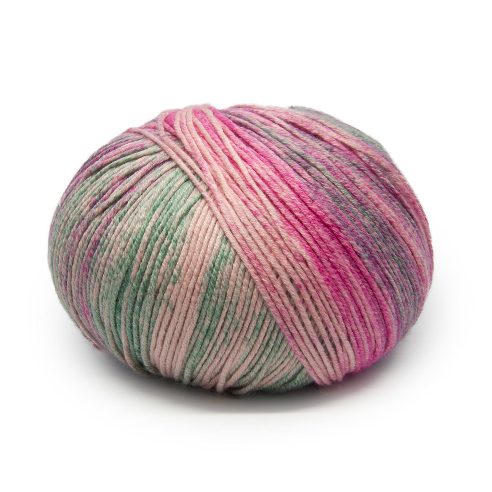 laines du nord baby soft fancy - green/fuchsia (003) - 100gr (280mt) | 1pc