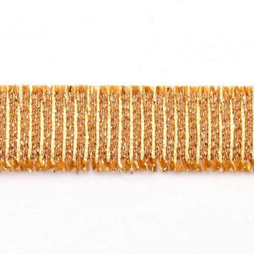 rayon trim orange/gold 15mm | 50cm