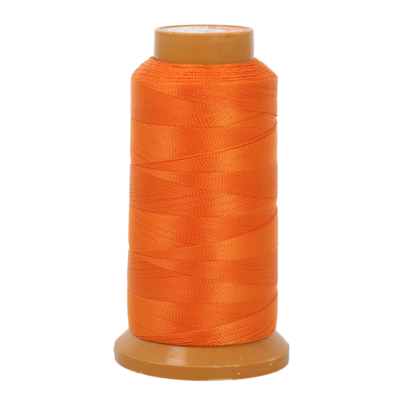 orange polyester thread - size 0,40mm - 600mt spool | 1pc