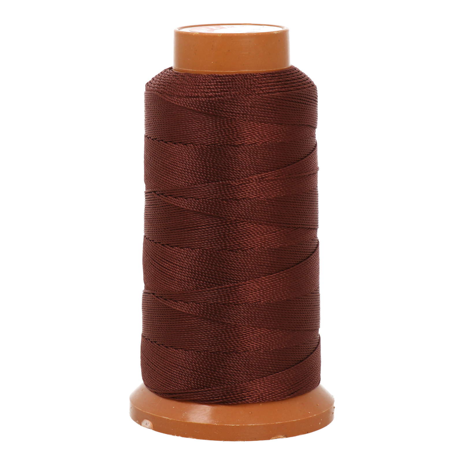 brown polyester thread - size 0,60mm - 300mt spool | 1pc