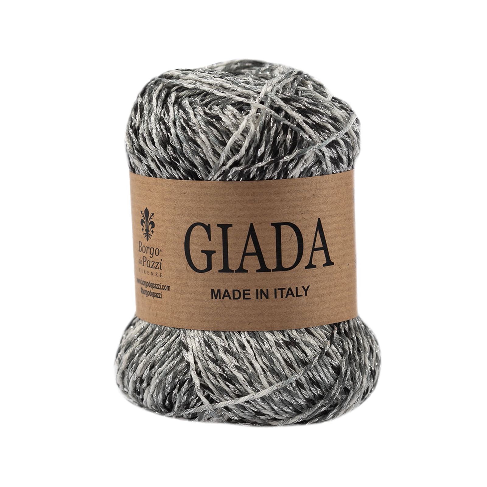 borgo de'pazzi giada - white/black (501) - 50gr (150 mt) | 1pc