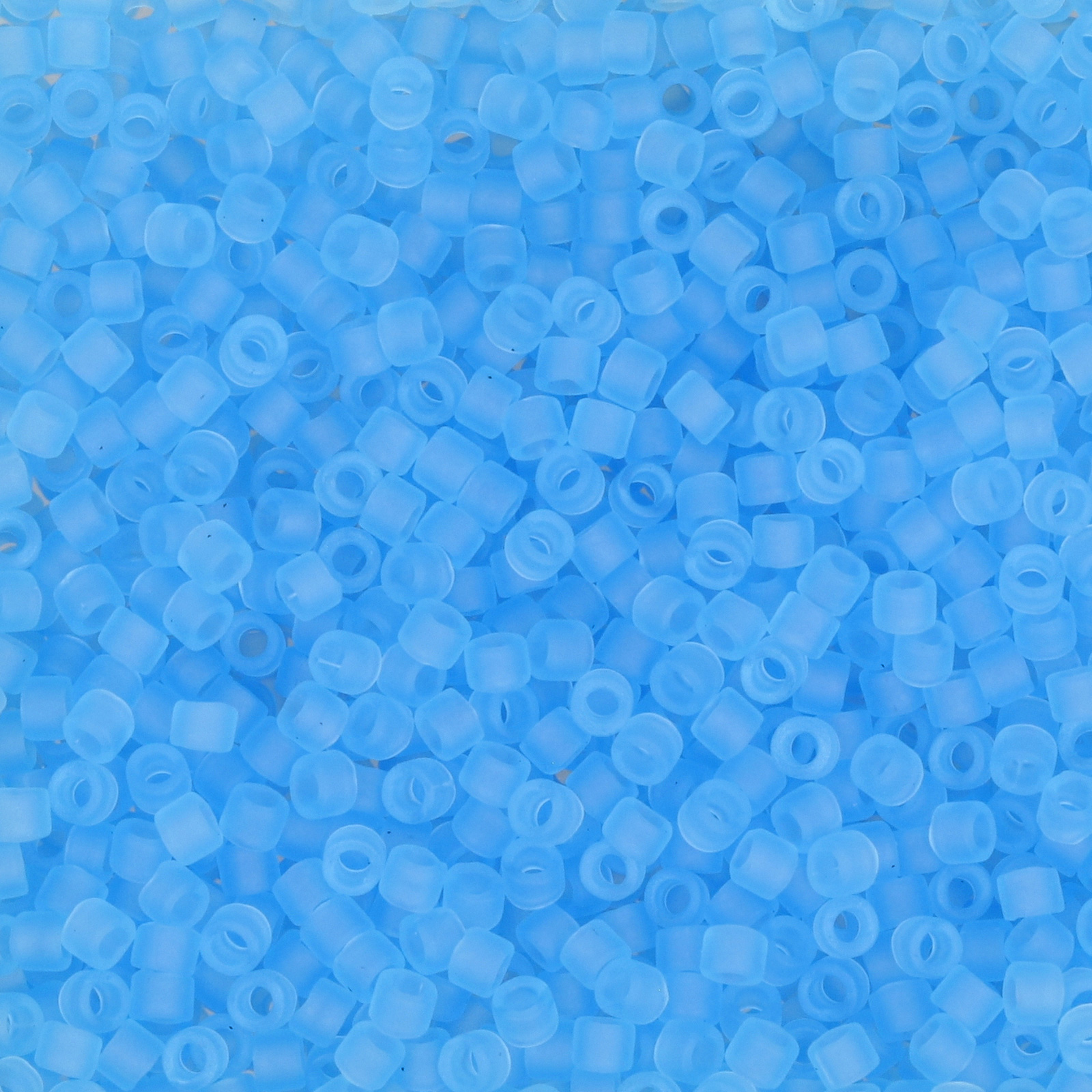 miyuki delica 11/0 - matte transparent light blue | 8gr