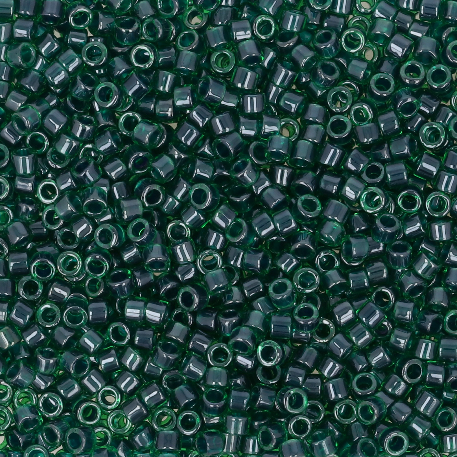 miyuki delica 11/0 - opaque luster forest green | 8gr