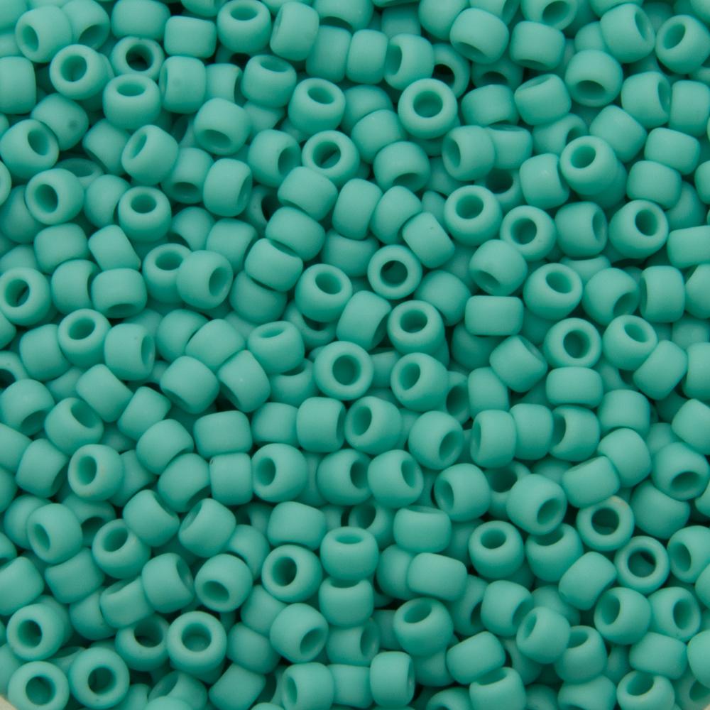 rocaille toho seed beads 8/0 opaque frosted turquoise (55f) | 10gr