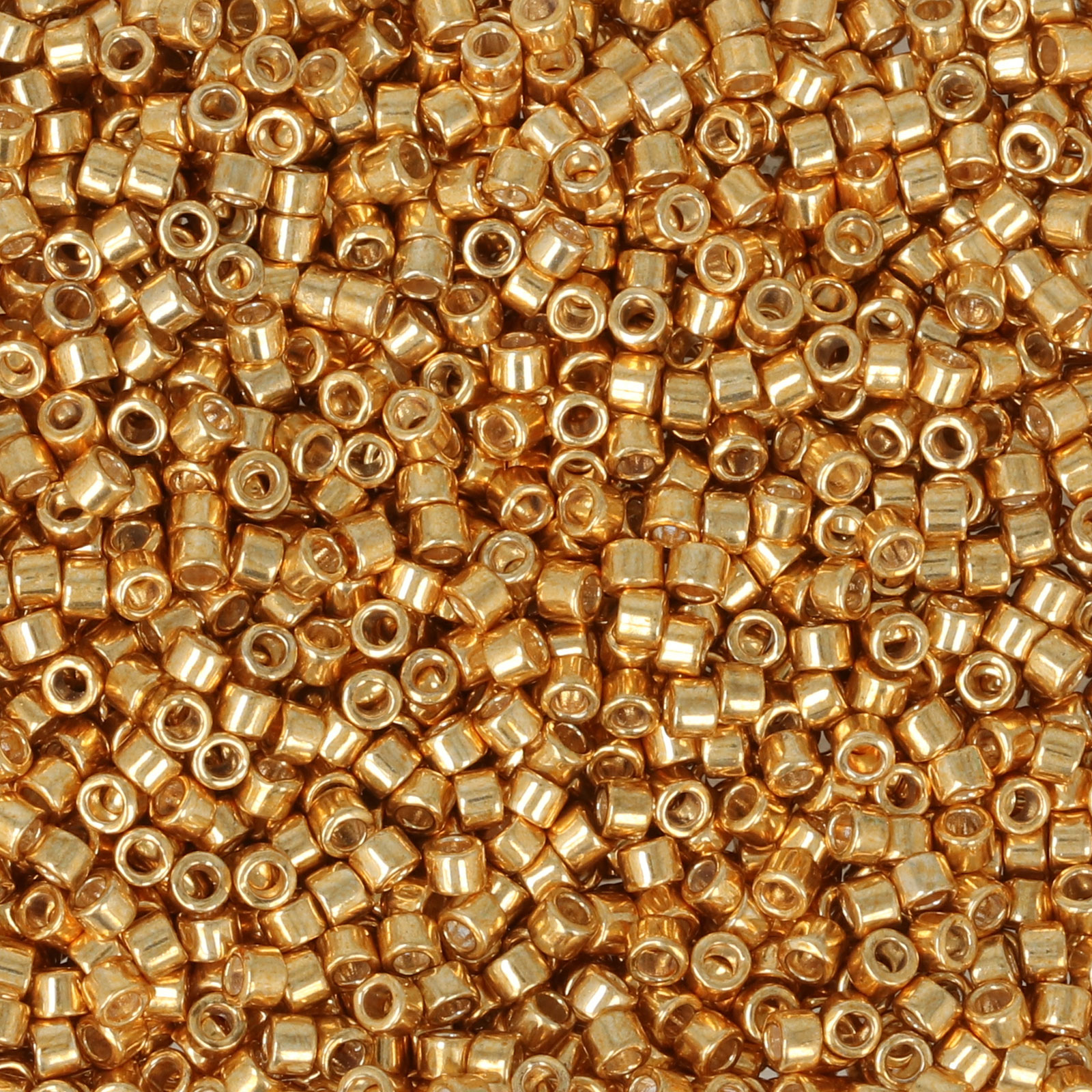 miyuki delica 11/0 - dyed galvanized bright gold | 8gr