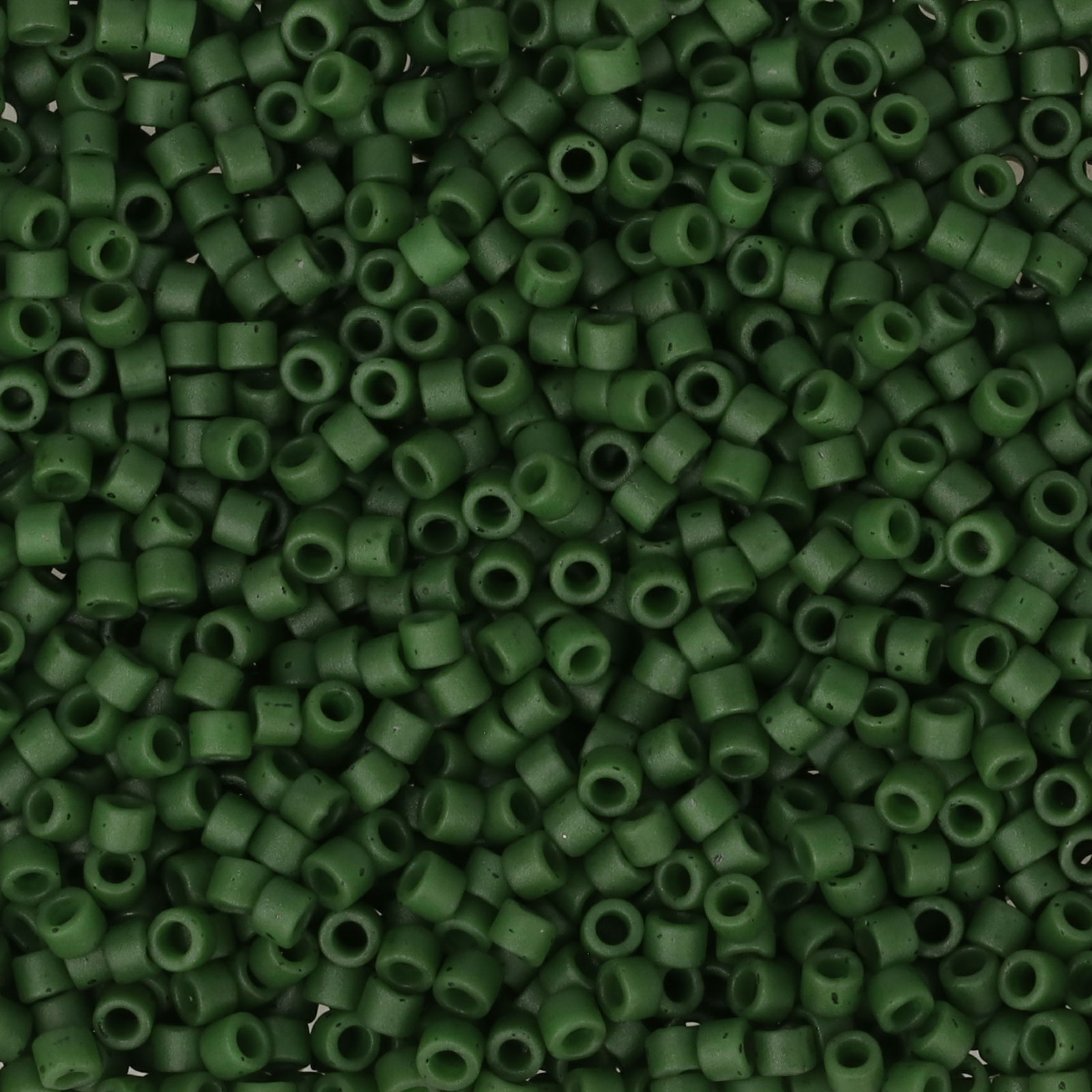 miyuki delica 11/0 - dyed matte opaque olivine | 8gr