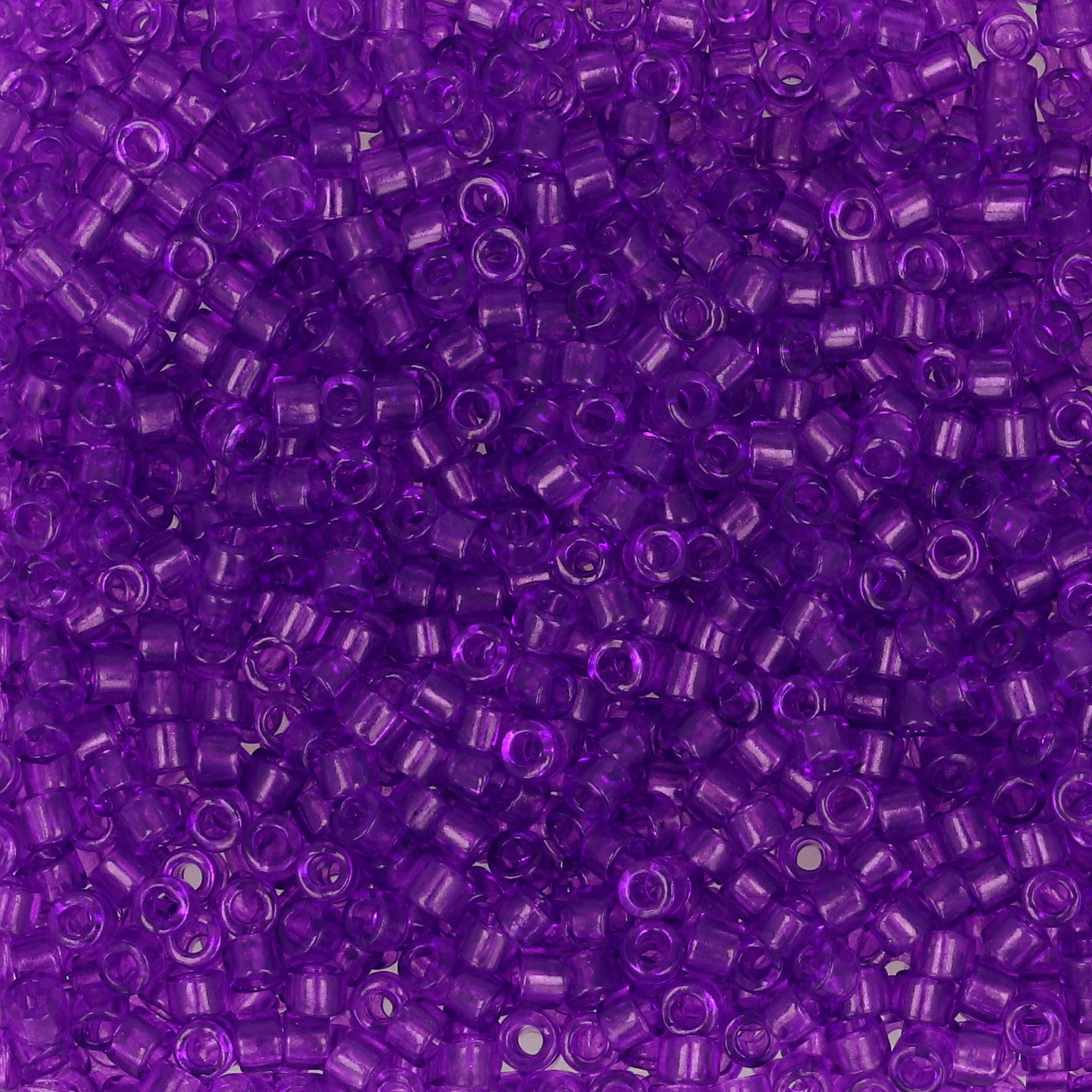 miyuki delica 11/0 - dyed transparent purple | 8gr