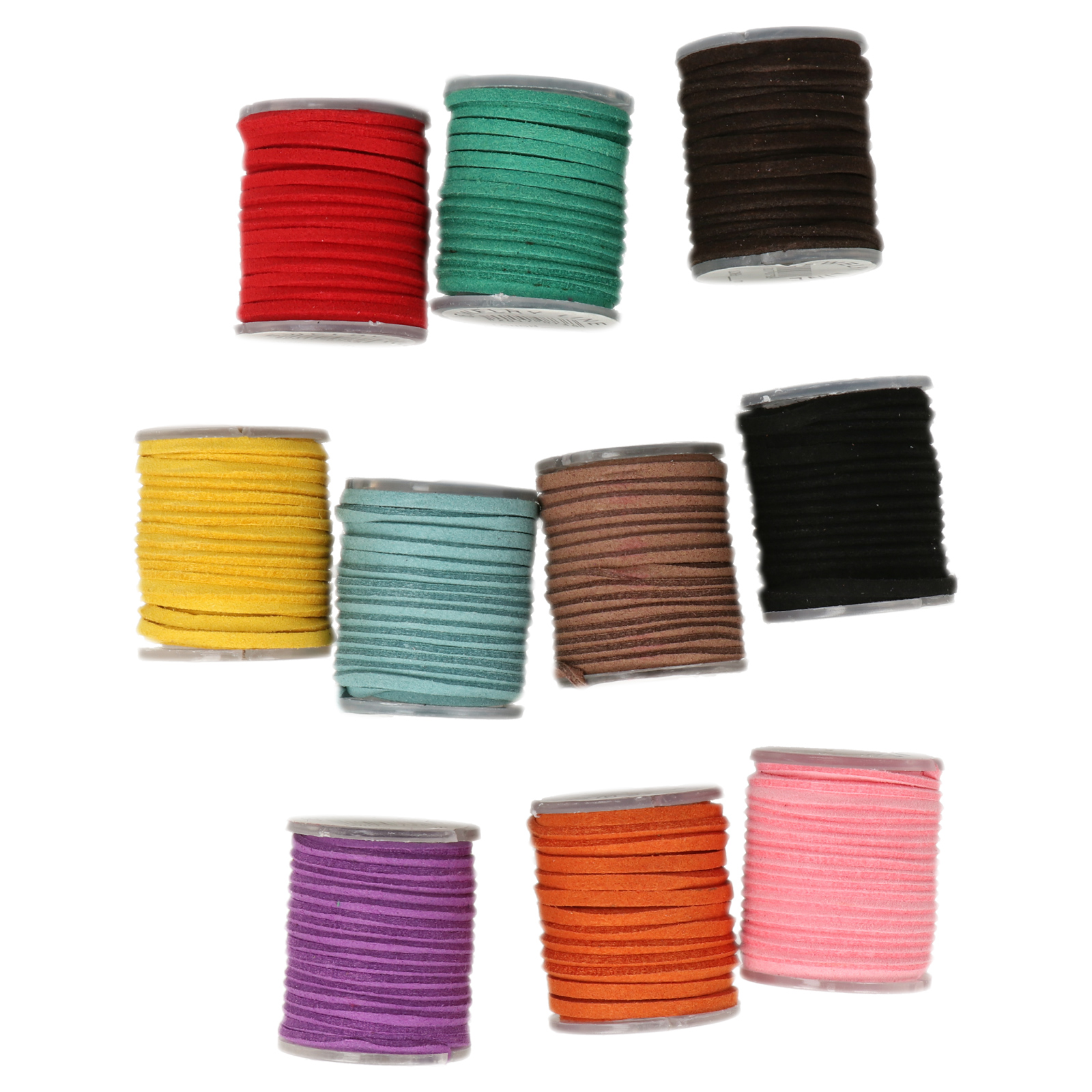 mix color micro fiber suede - 3x1,5mm - 10x3mt | 1pc