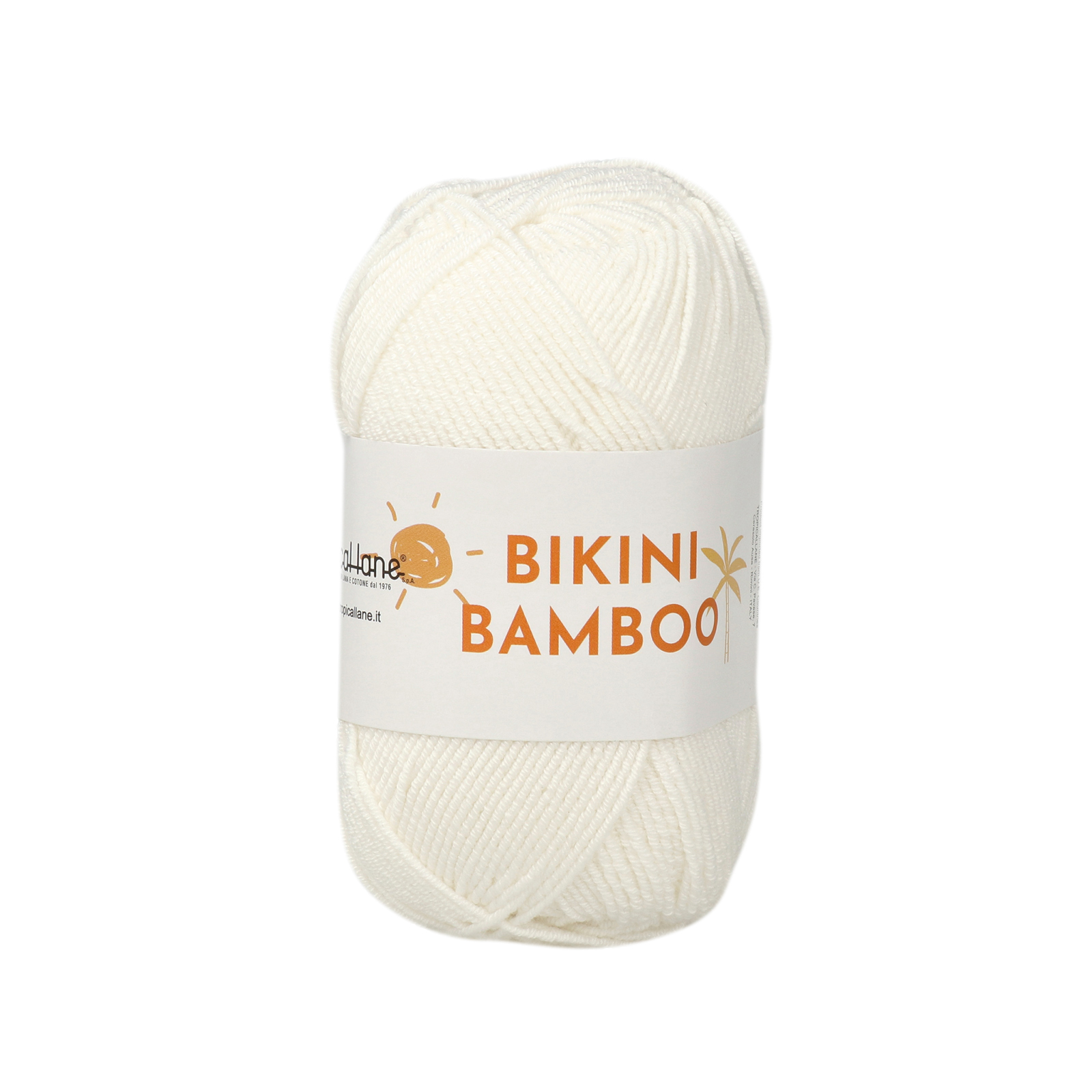 tropical lane bikini bamboo - white (0011) - 50gr (200mt) | 1pc