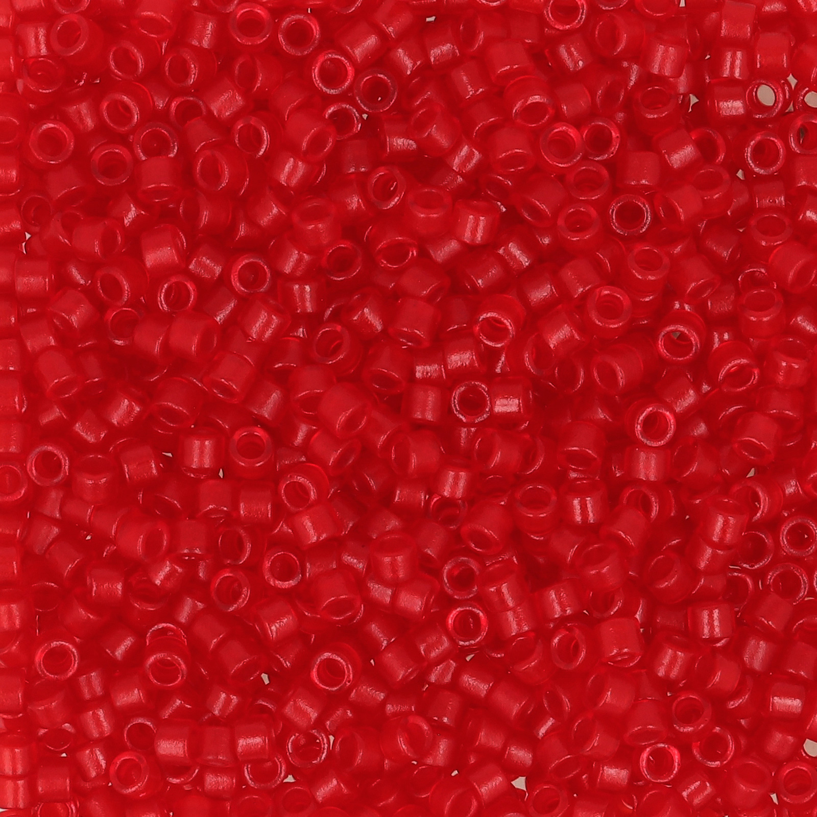 miyuki delica 11/0 - transparent matte red | 8gr