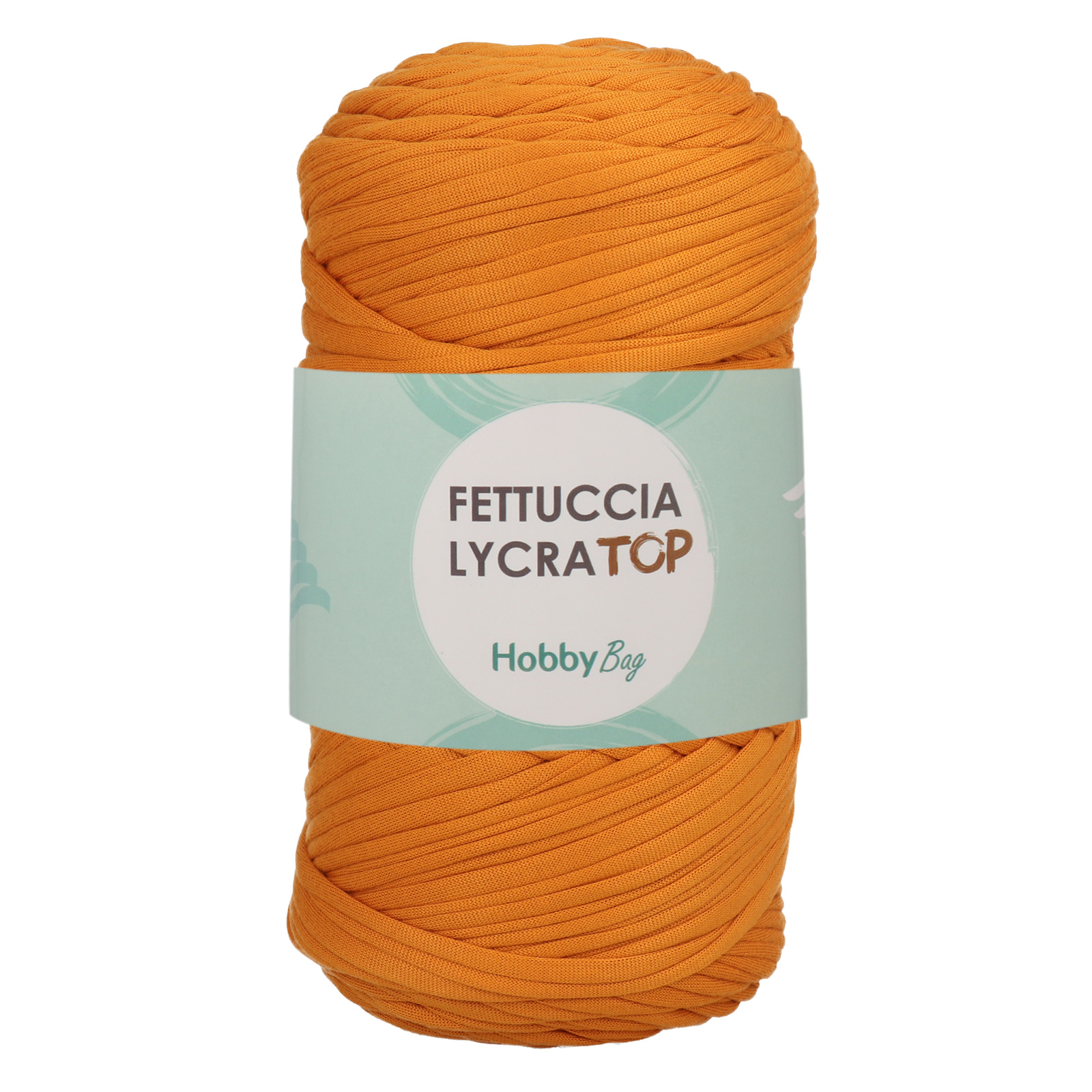 hobbybag t-shirt yarn fettuccia lycra top - sunflower (9) - 400gr (105mt) | 1pc
