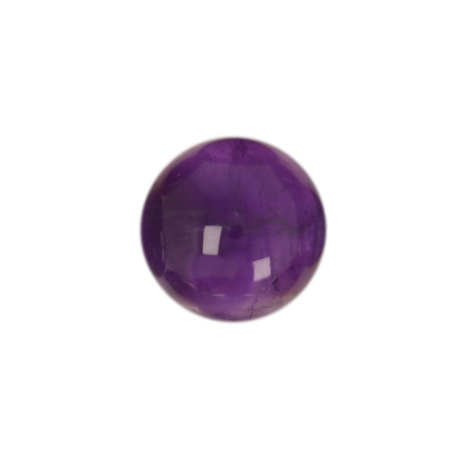 amethyst cabochon smooth round 12mm | 2pc
