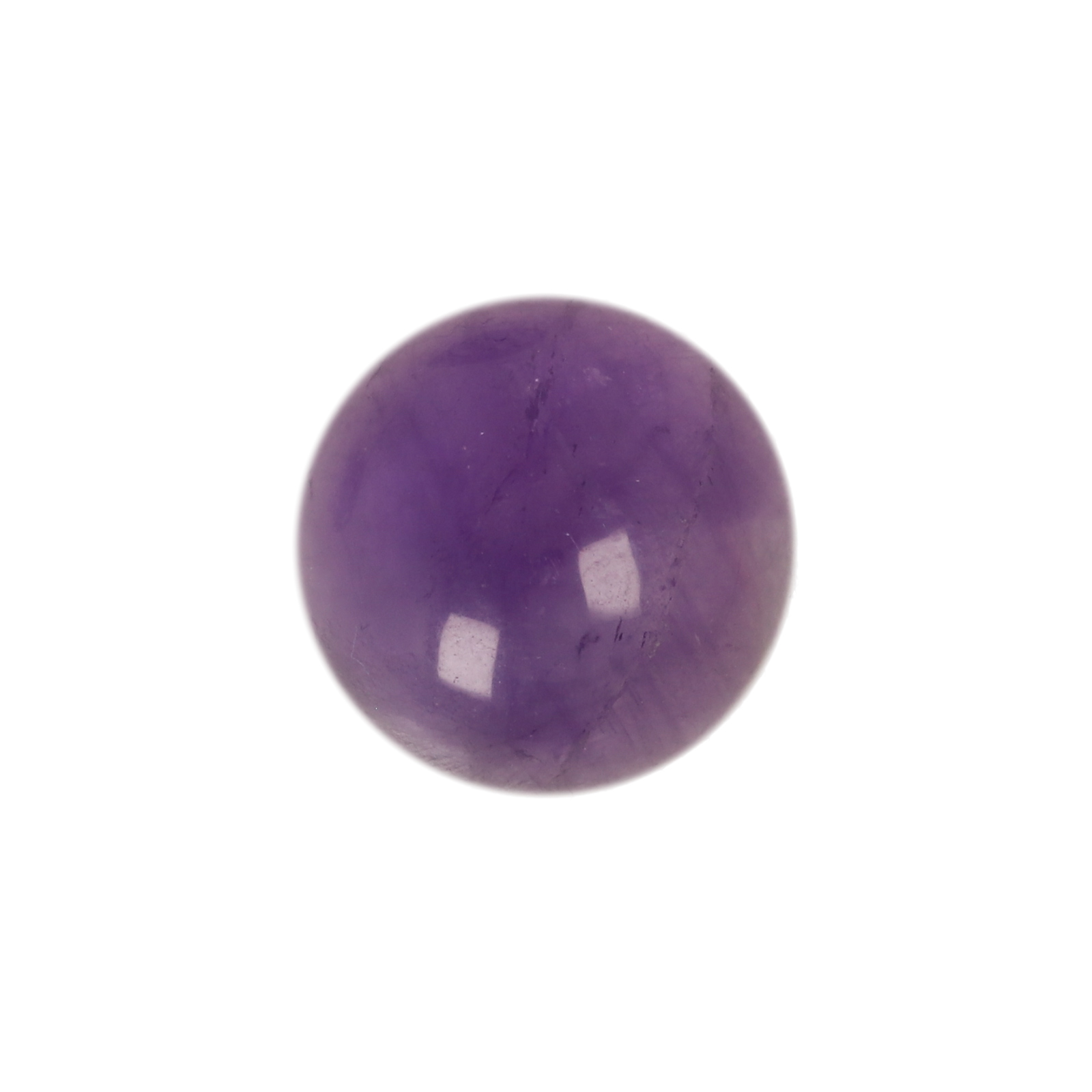 amethyst cabochon smooth round 15mm | 1pc