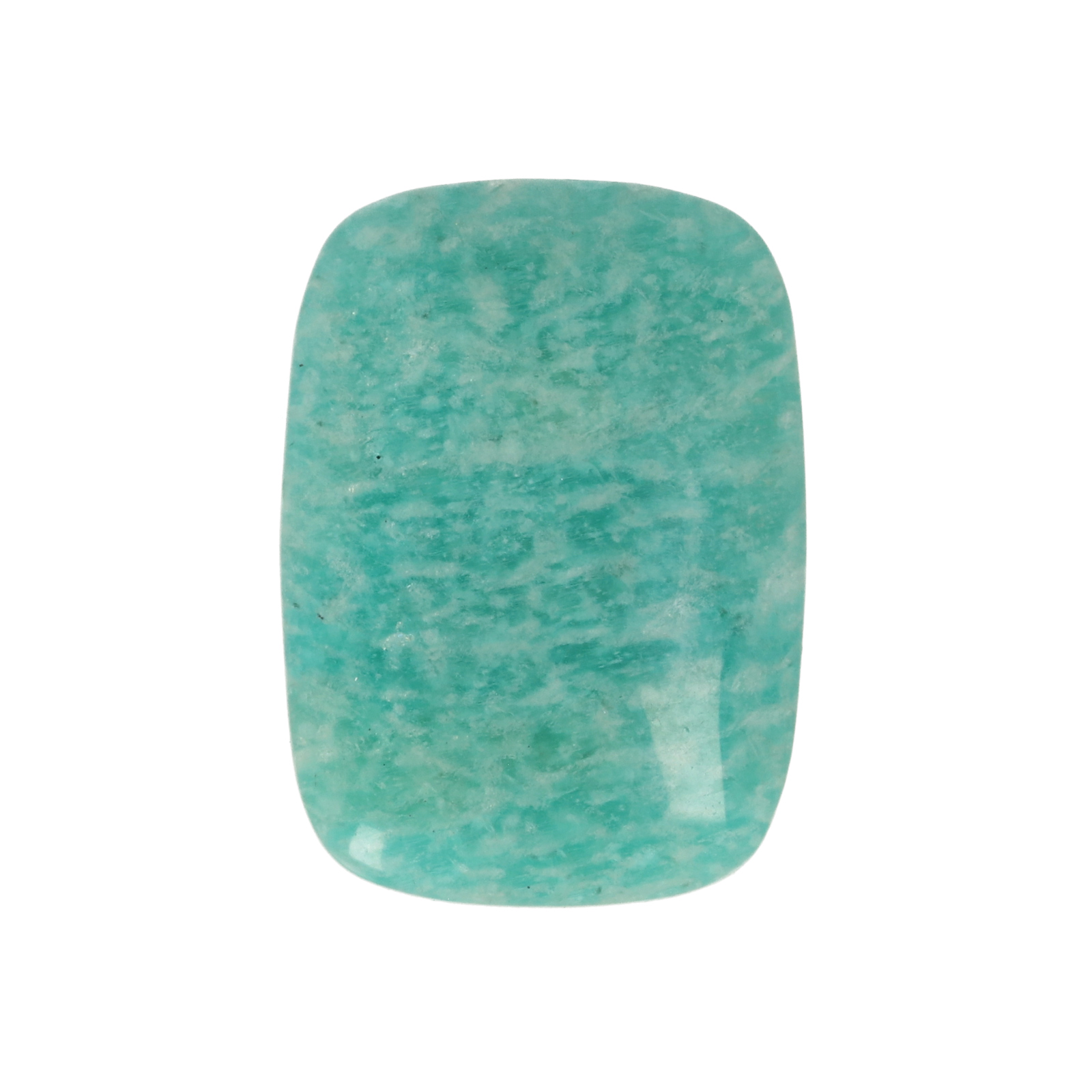amazonite cabochon smooth rectangle 25x18mm | 1pc