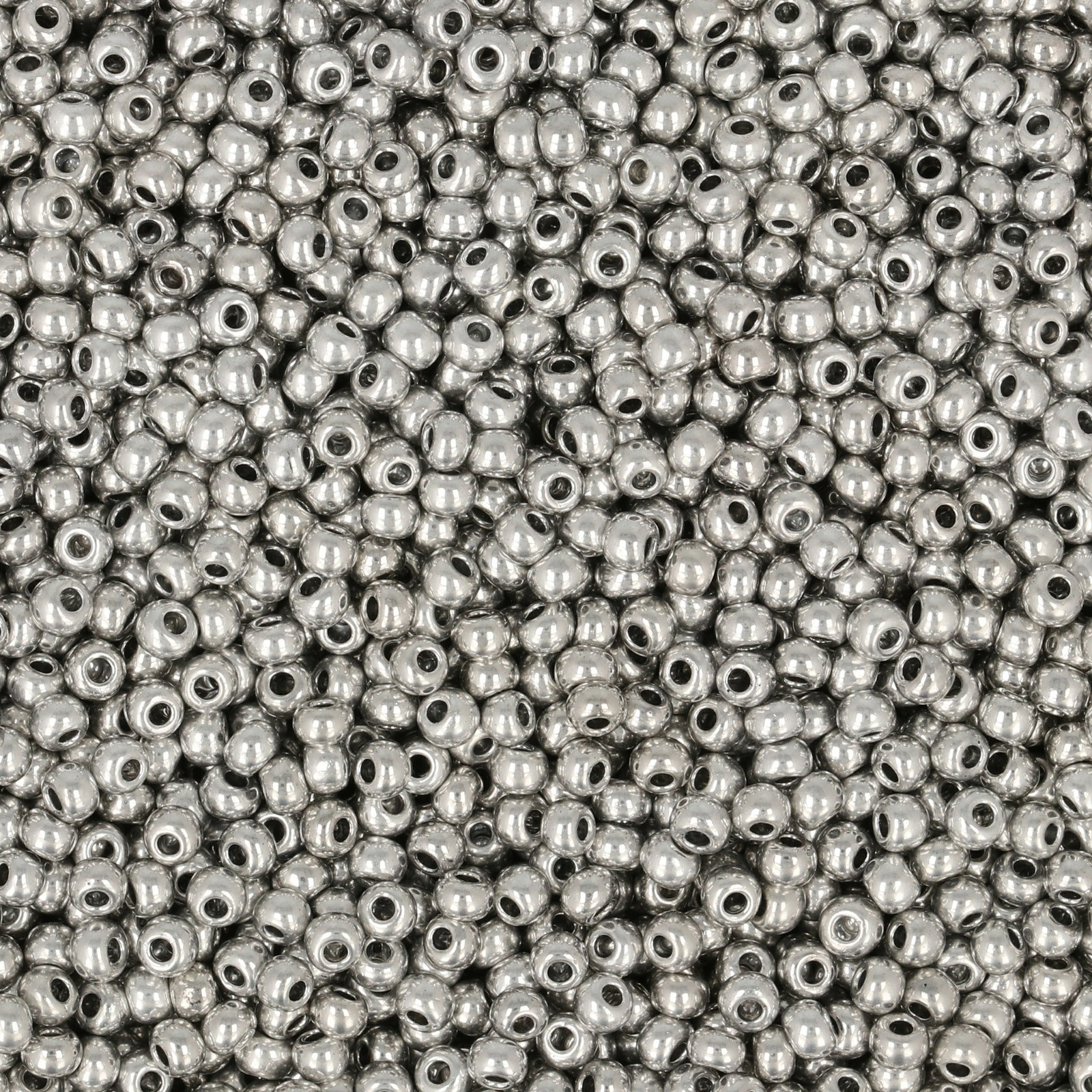 semini by hobbyperline rocailles 11/0 - metallic silver | 30gr