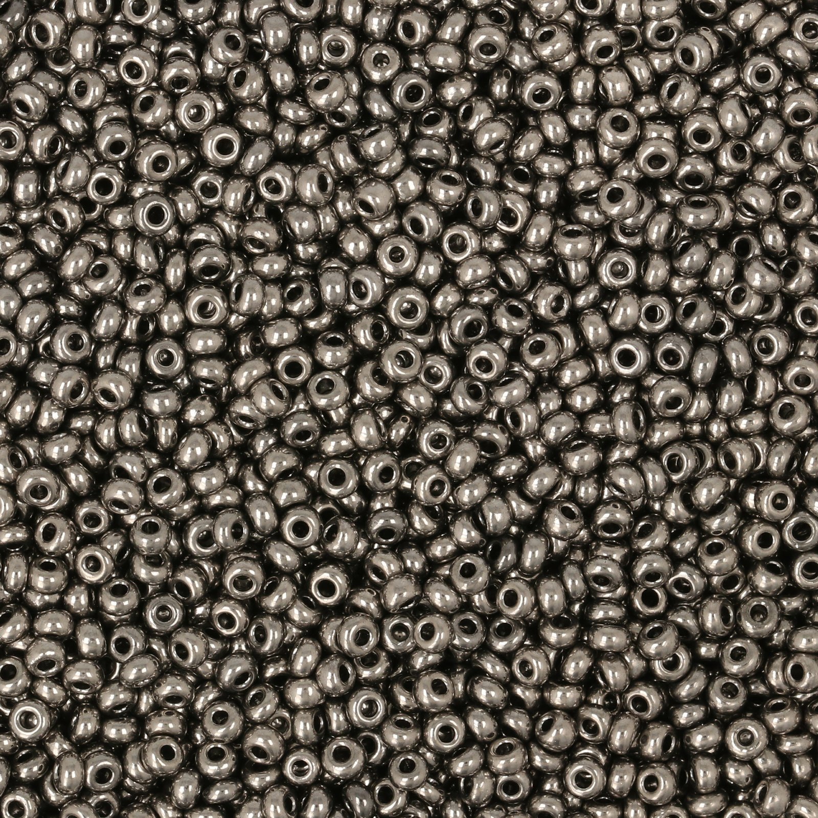 semini by hobbyperline rocailles 11/0 - metallic steel | 30gr