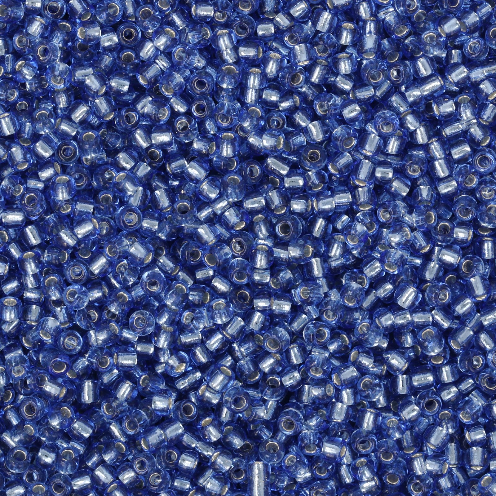 semini by hobbyperline rocailles 11/0 - silver-lined sapphire | 30gr