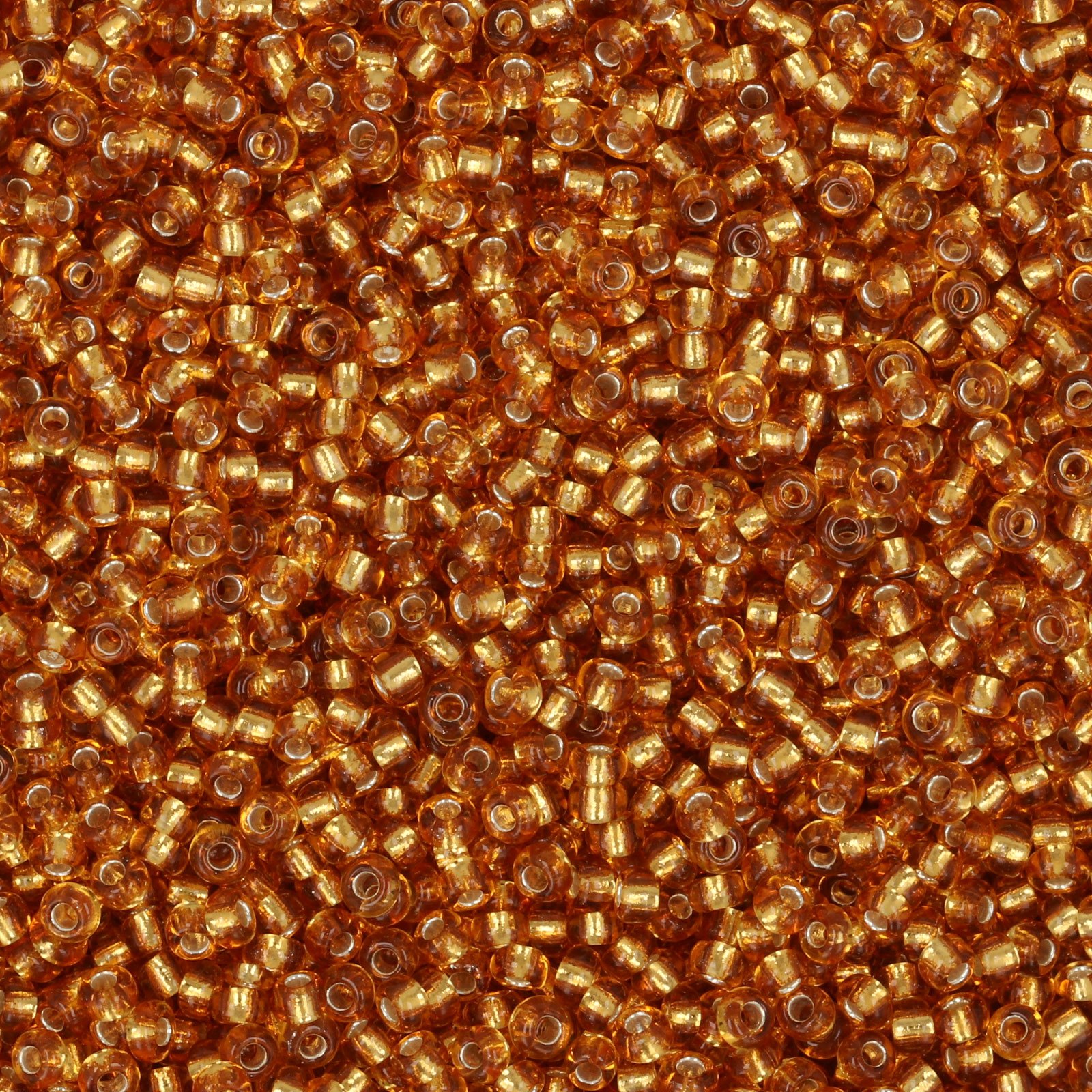 semini by hobbyperline rocailles 11/0 - silver-lined topaz | 30gr
