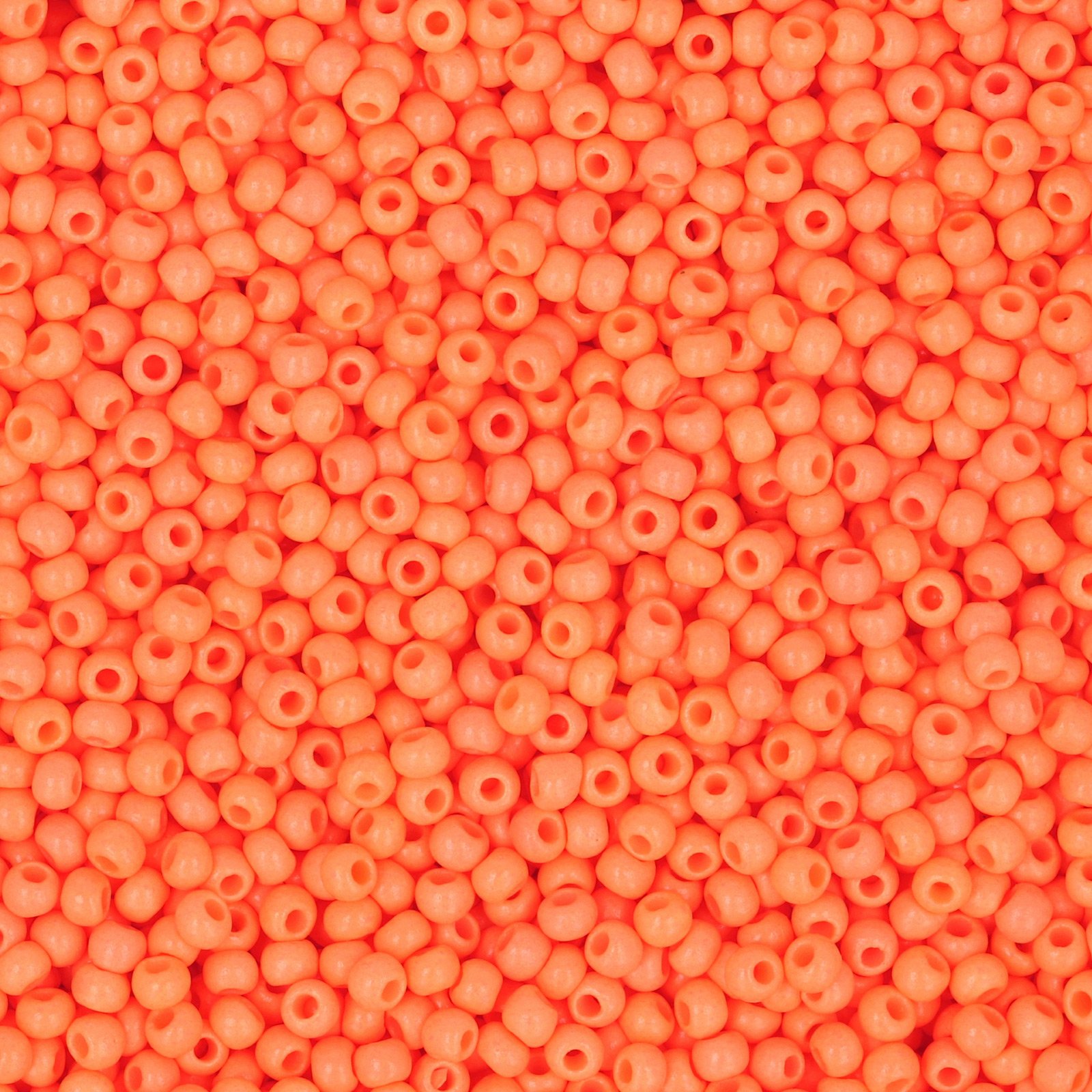 semini by hobbyperline rocailles 11/0 - opaque neon orange | 30gr