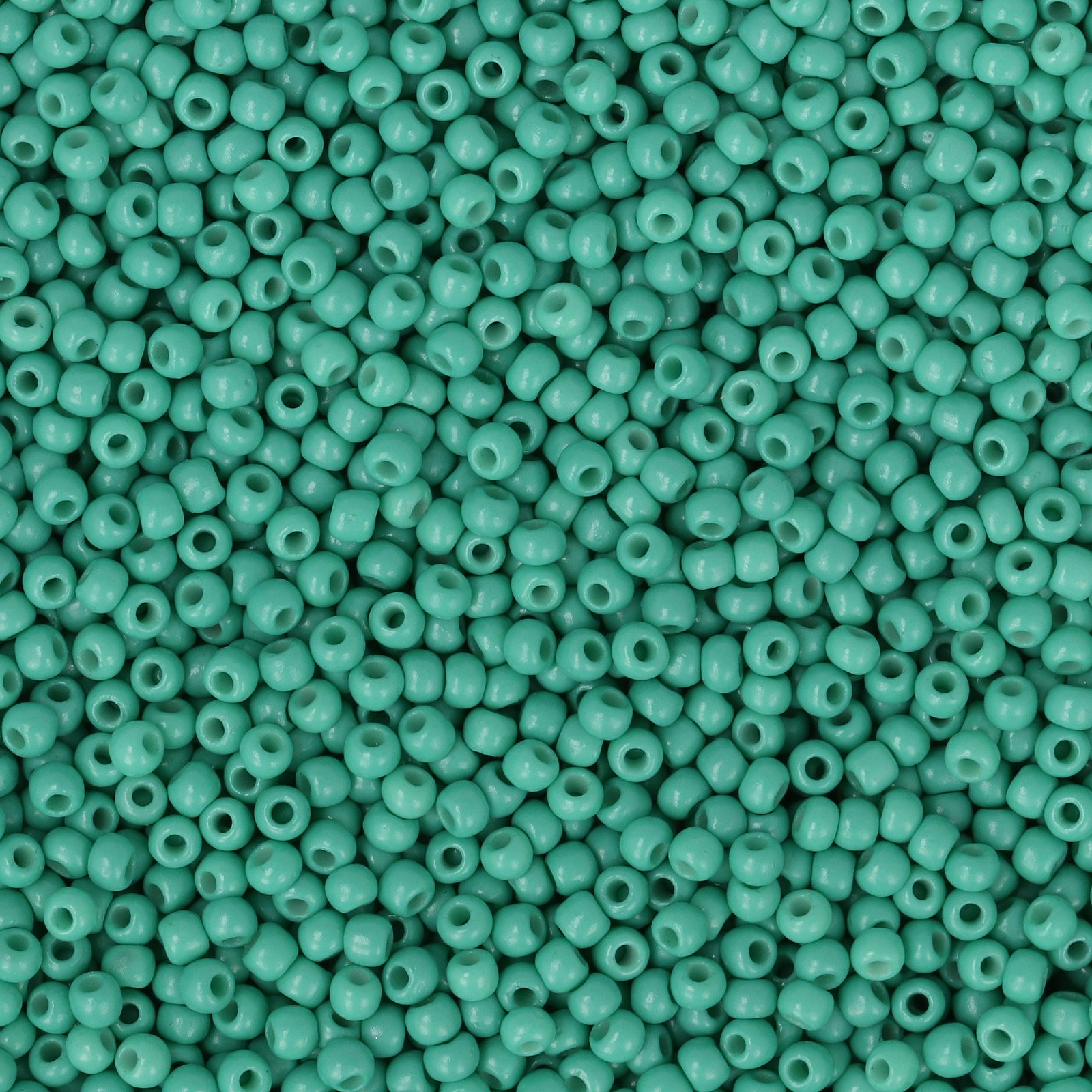 semini by hobbyperline rocailles 11/0 - opaque green turquoise | 30gr