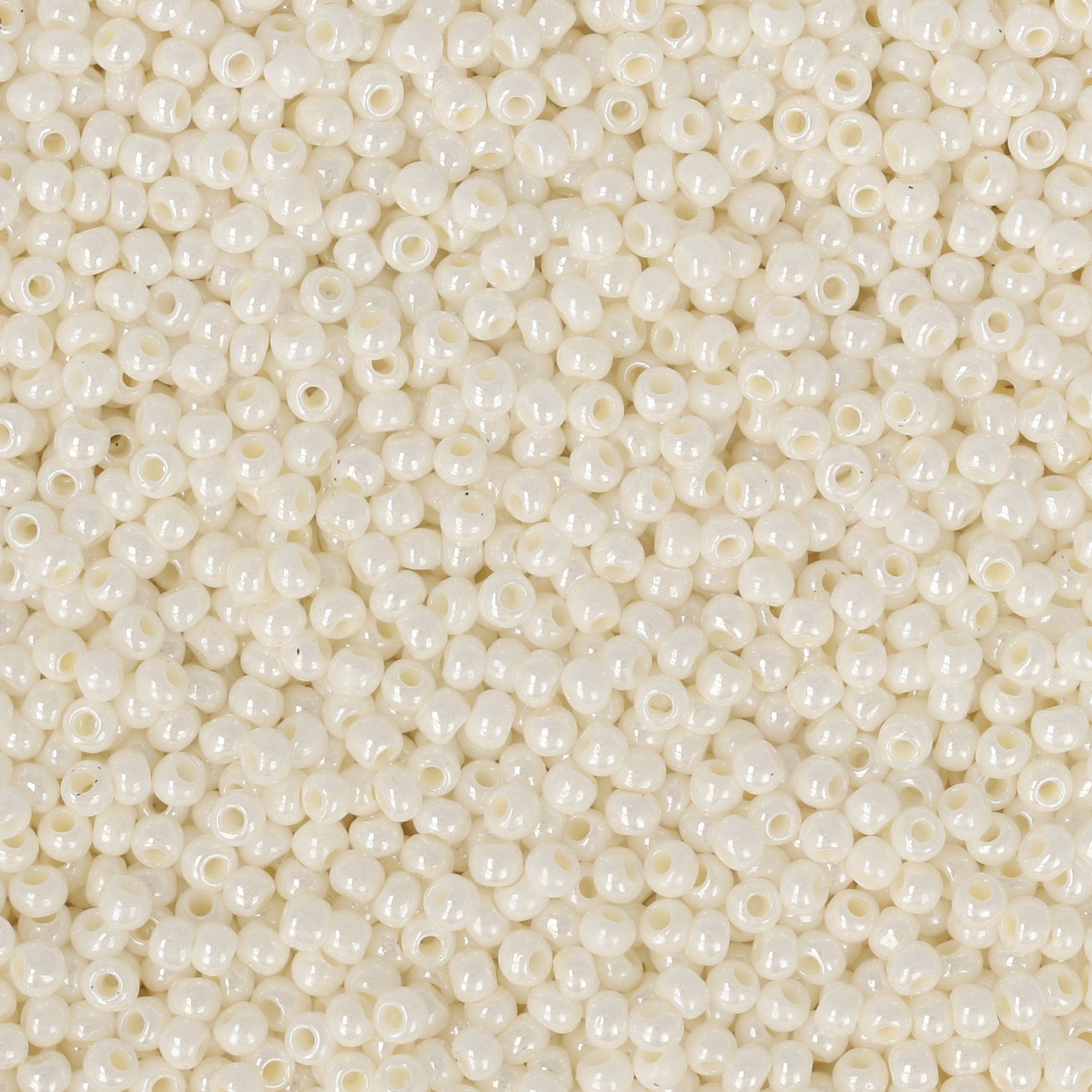 semini by hobbyperline rocailles 11/0 - shell luster pastel white | 30gr