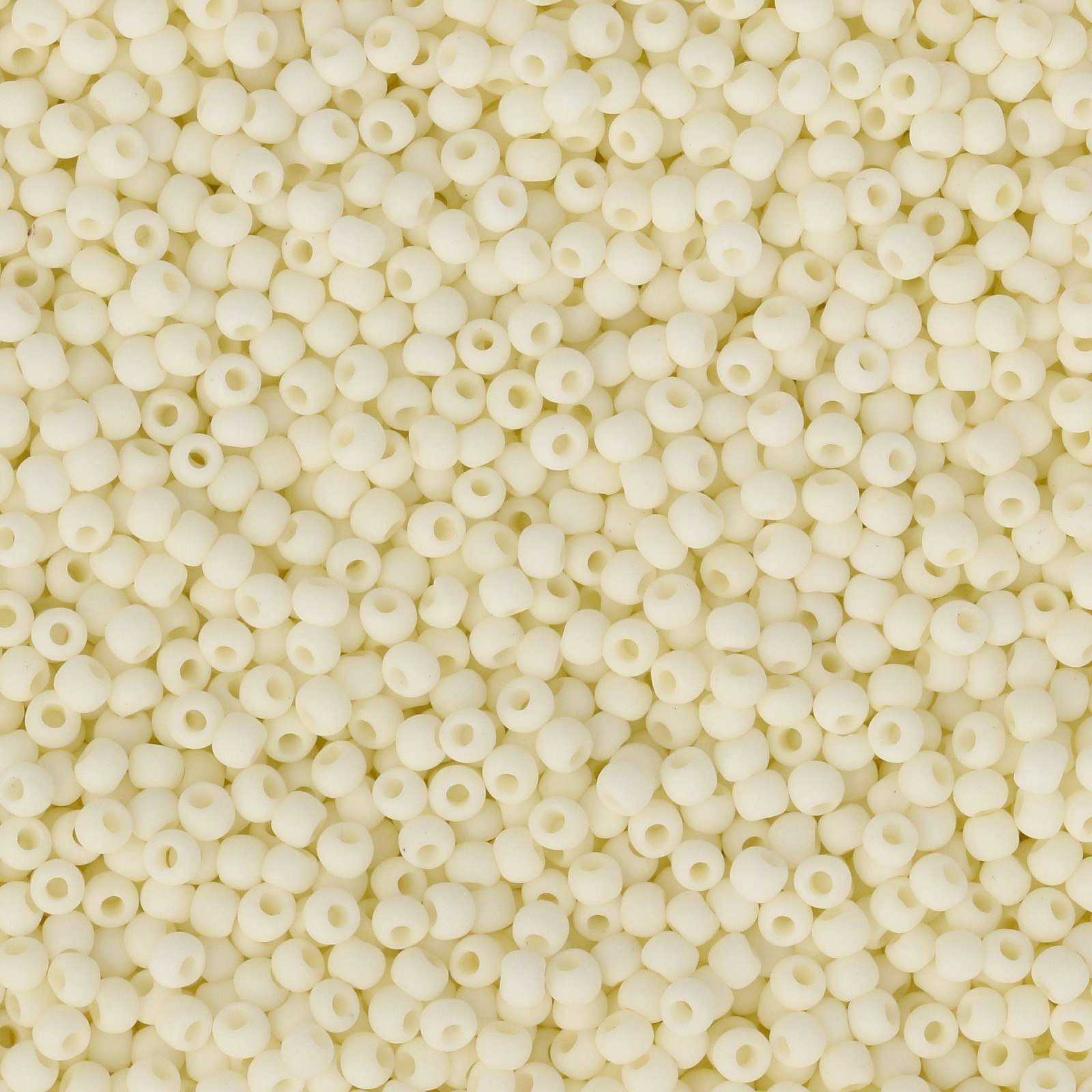 semini by hobbyperline rocailles 11/0 - matte opaque white | 30gr