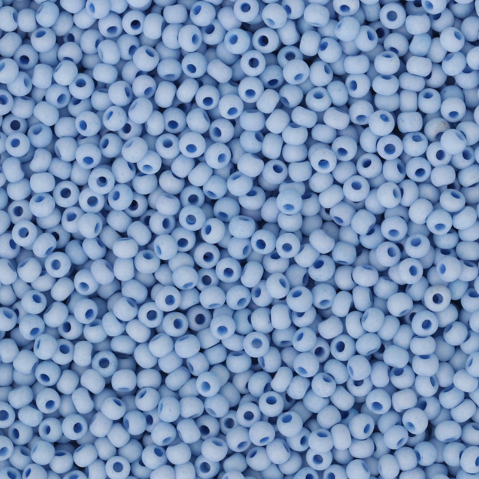 semini by hobbyperline rocailles 11/0 - matte opaque sky blue | 30gr