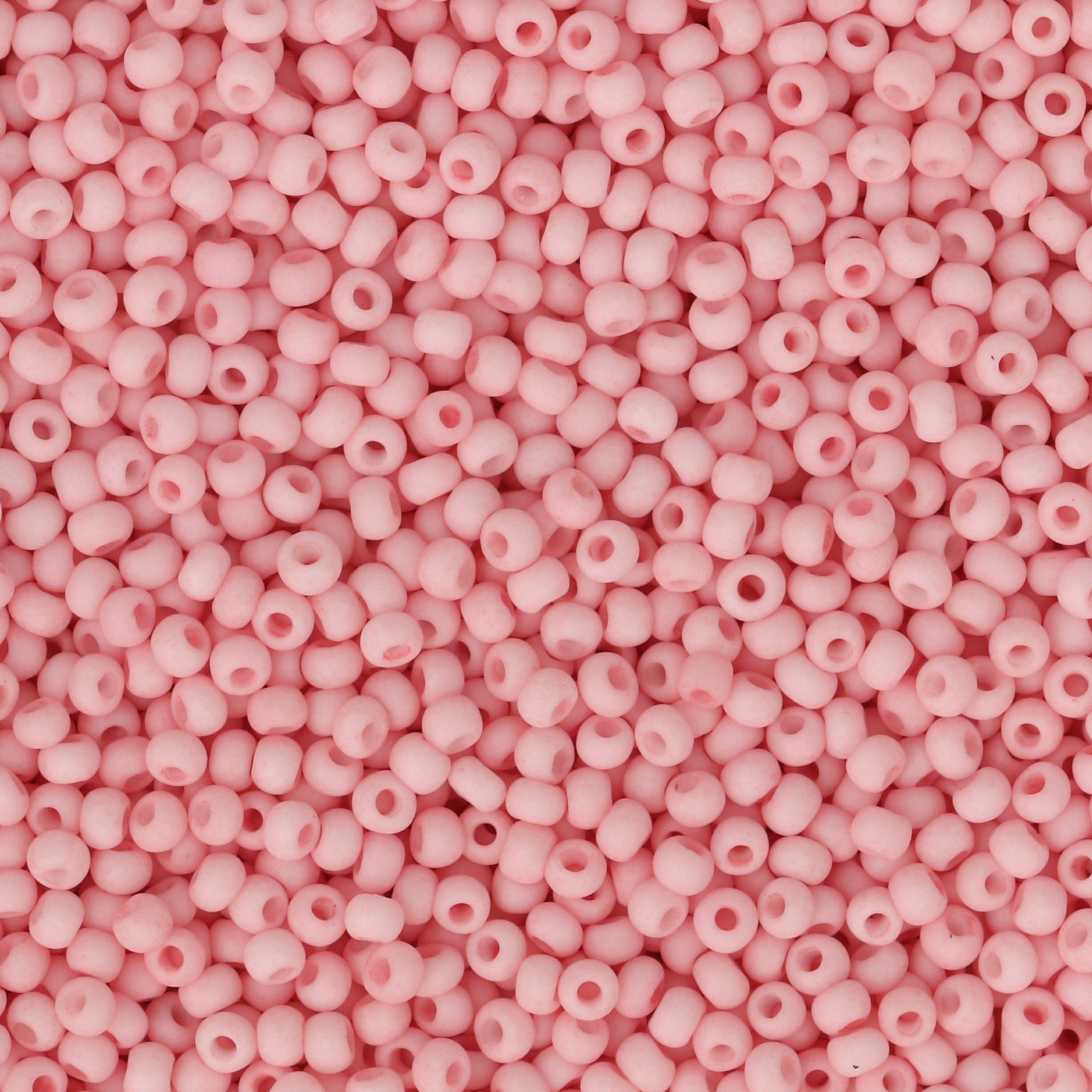 semini by hobbyperline rocailles 11/0 - matte opaque pink | 30gr