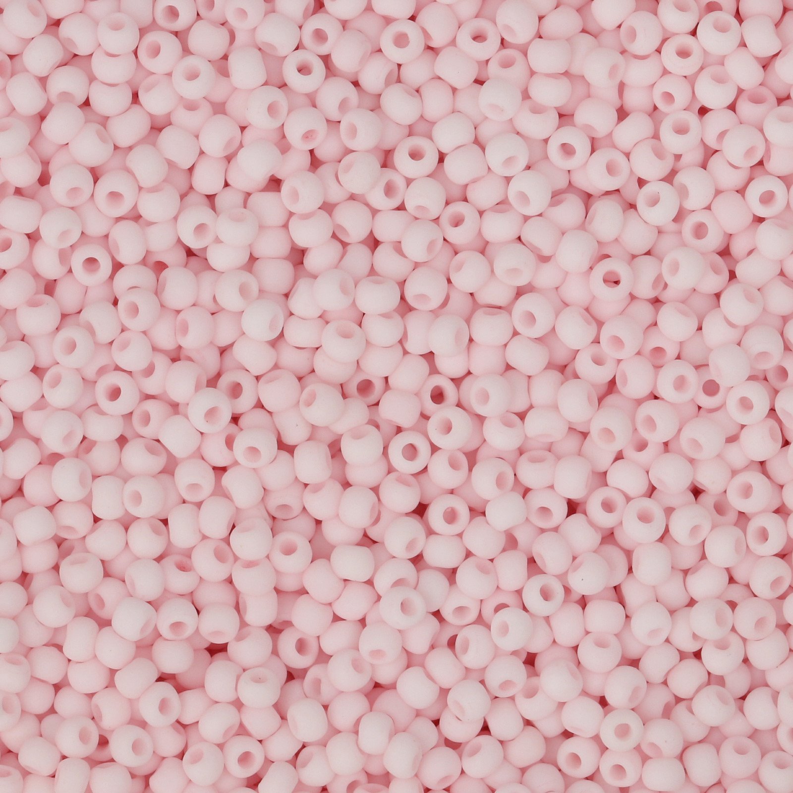 semini by hobbyperline rocailles 11/0 - matte opaque baby pink | 30gr