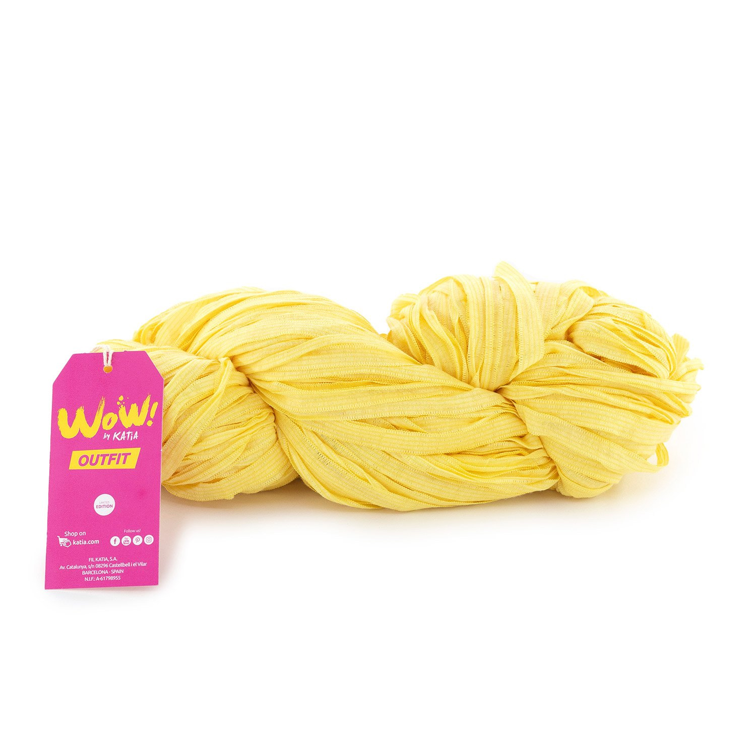 katia wow outfit - pale yellow (201) - 100gr (200mt) | 1pc