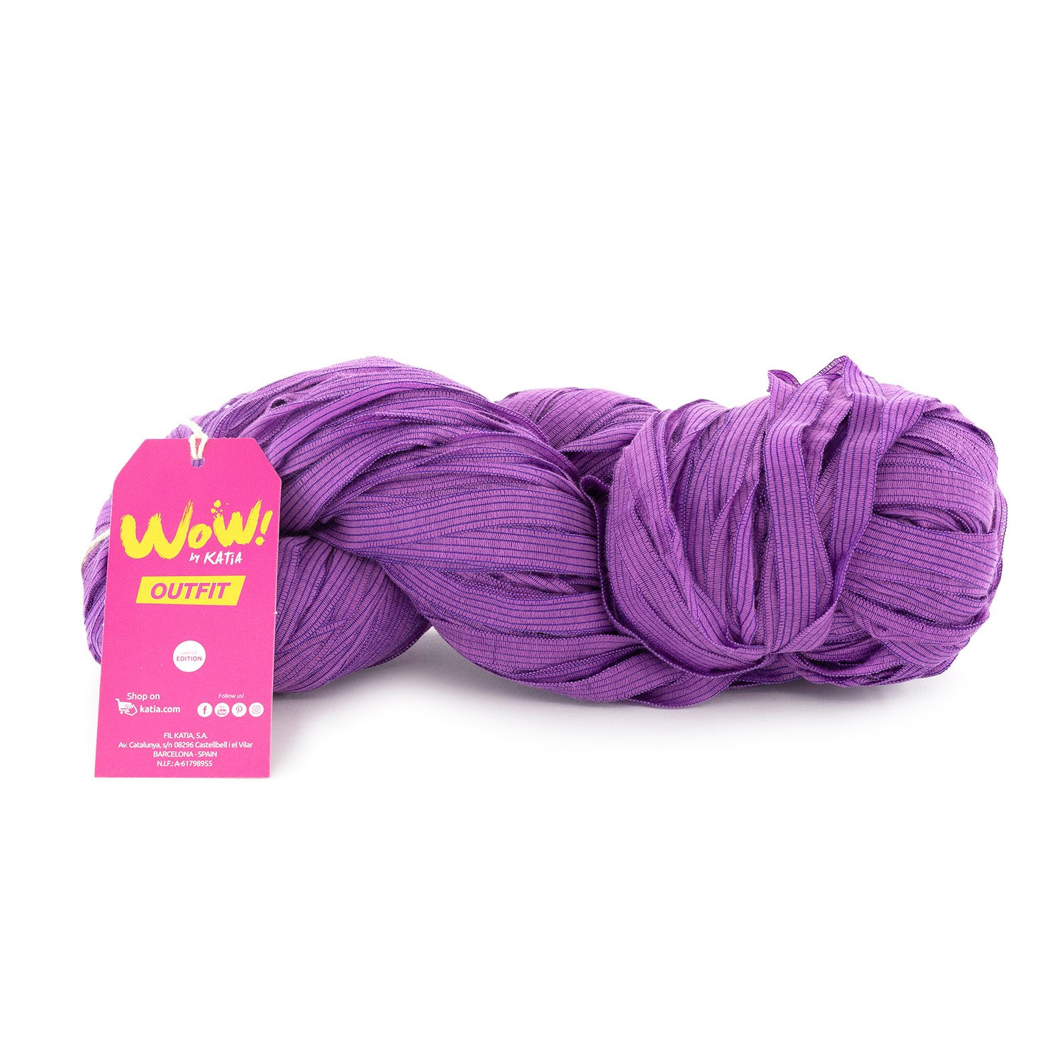 katia wow outfit - lilac (205) - 100gr (200mt) | 1pc