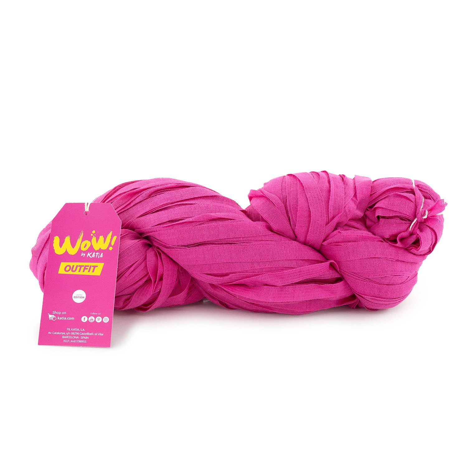 katia wow outfit - fuchsie (204) - 100gr (200mt) | 1st