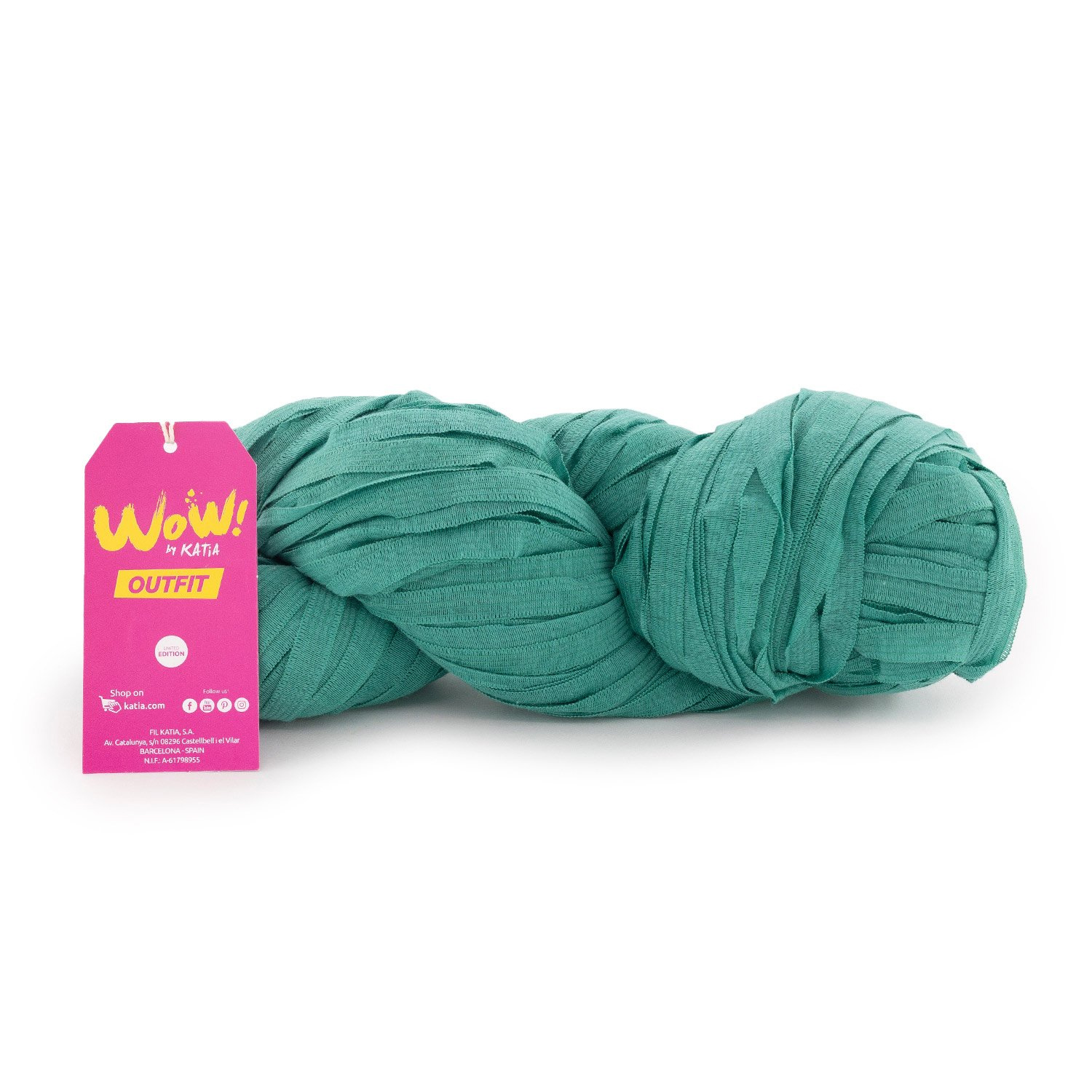 katia wow outfit - minzgrün (207) - 100gr (200mt) | 1st