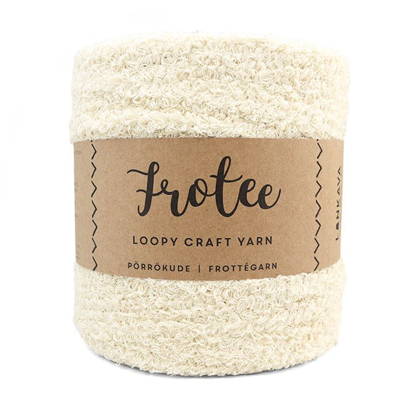 lankava frotee - natural white (52) - 1200gr (280mt) | 1pc