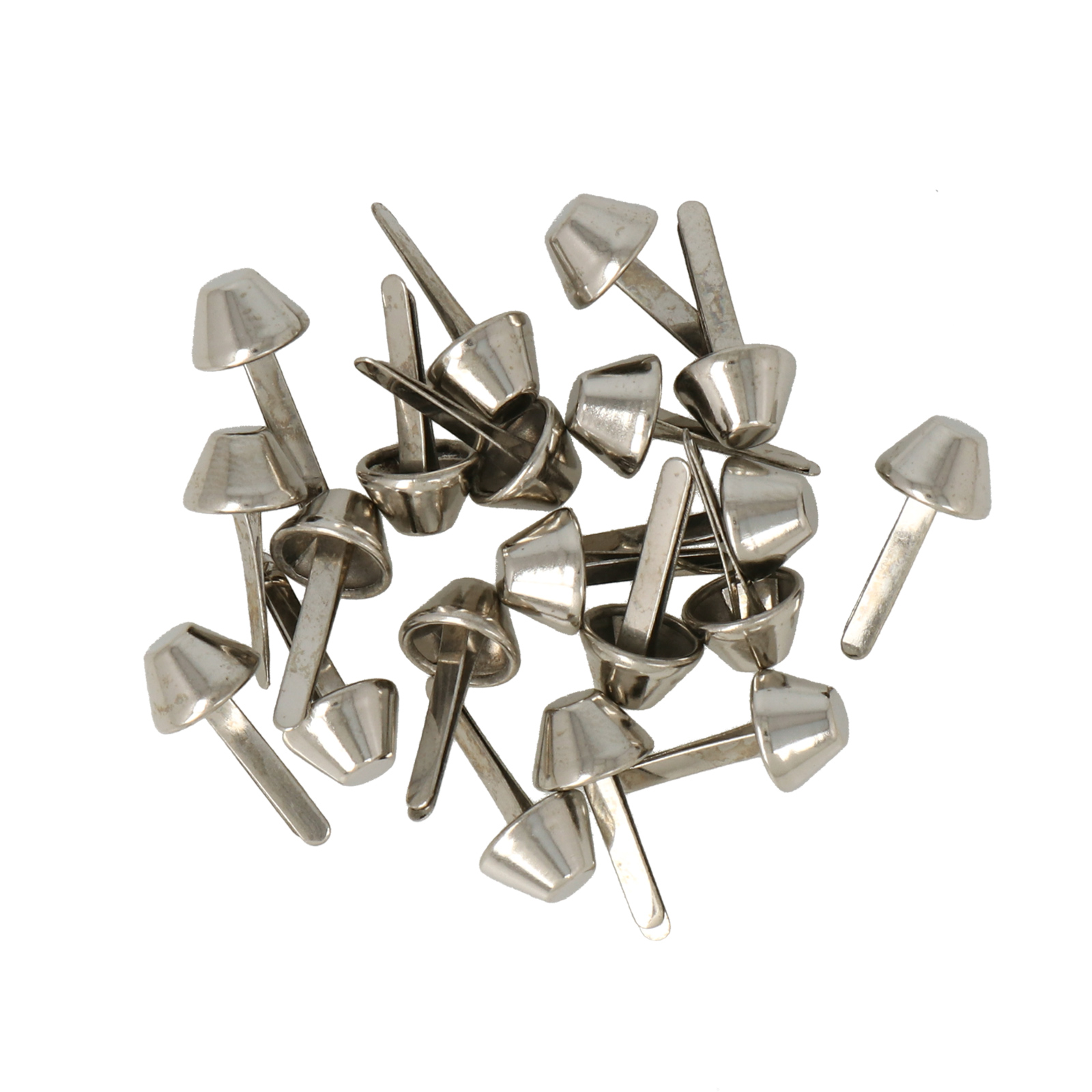 bag feet silver cone 8mm | 20pc