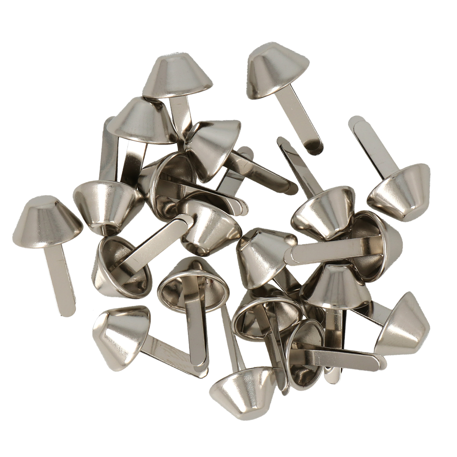 bag feet silver cone 12mm | 20pc