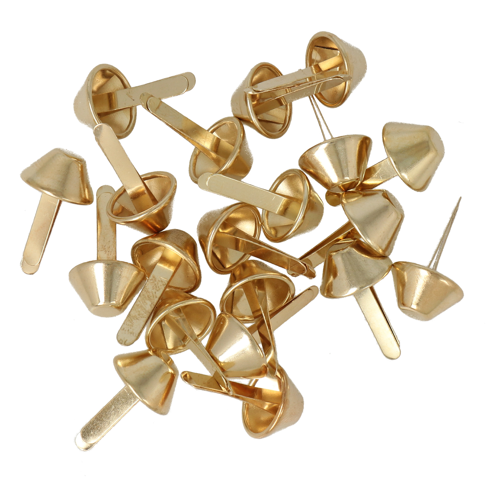 bag feet gold cone 12mm | 20pc