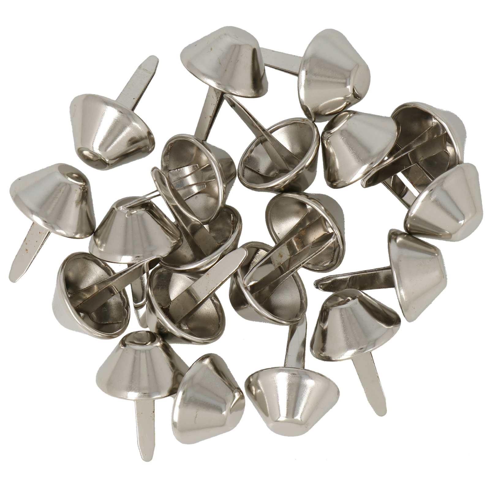 bag feet silver cone 18mm | 20pc