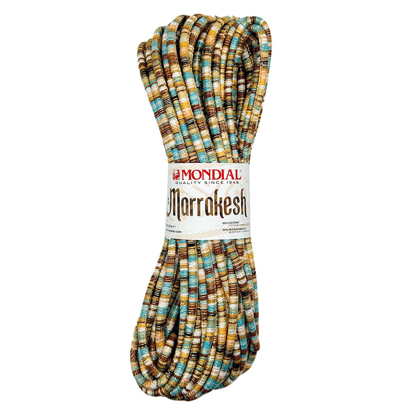 marrakesh mondial - beige/himmelblau/kakao (835) - 300gr (22mt) | 1st