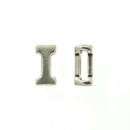 antique silver plated bead puzzle 15x8mm | 2pc