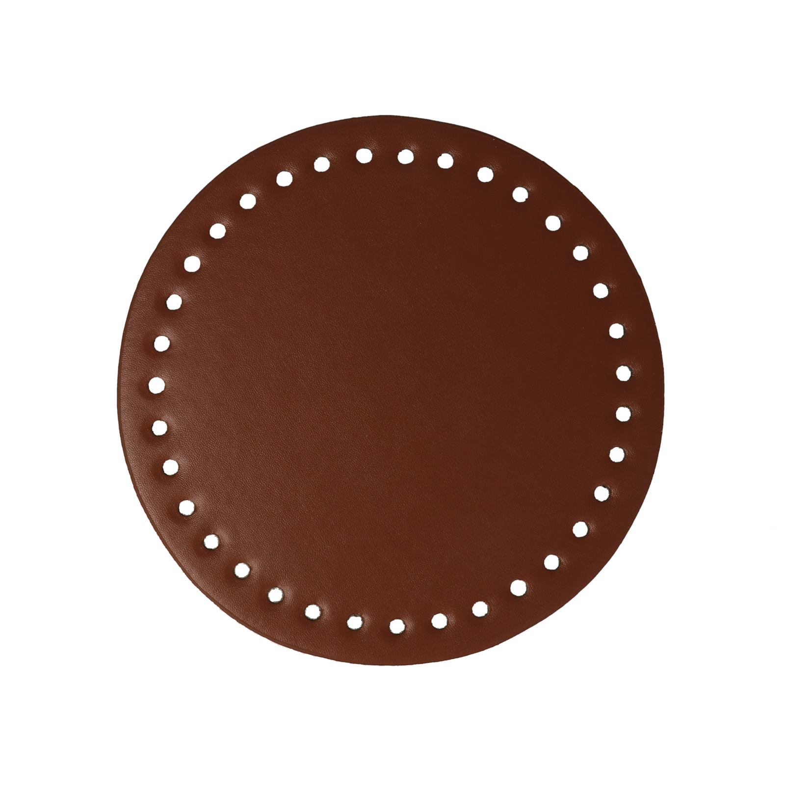 pu leather bottom bag round 18cm | 1pc