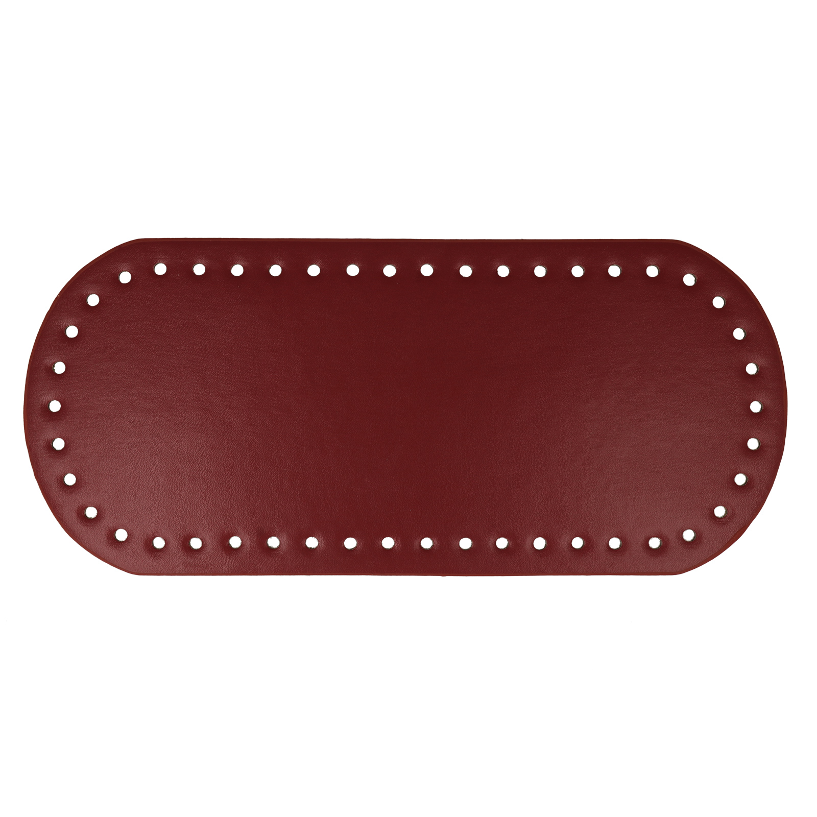 bordeaux pu leather bottom bag oval 32x14cm | 1pc