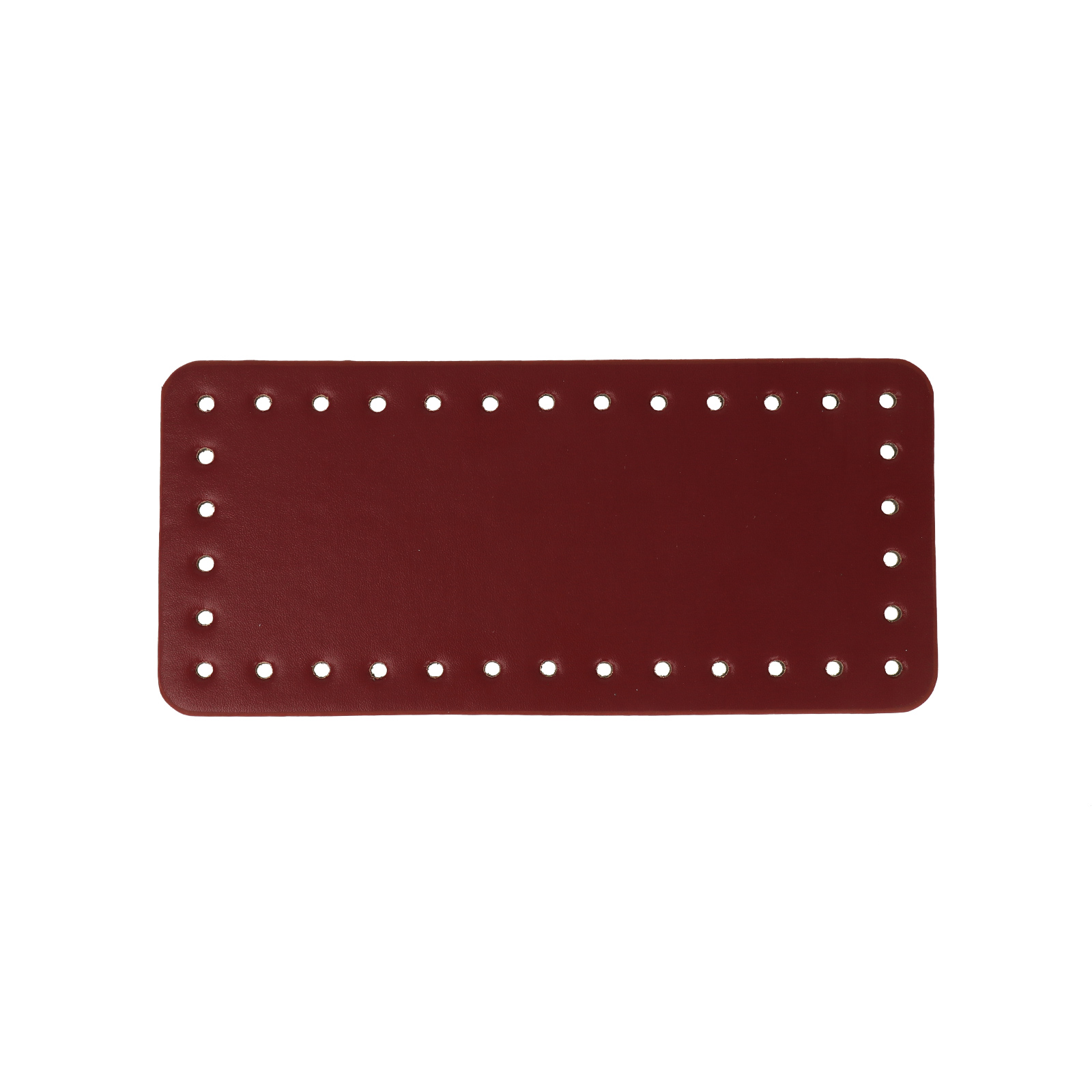 bordeaux pu leather bottom bag rectangle 22x10cm | 1pc